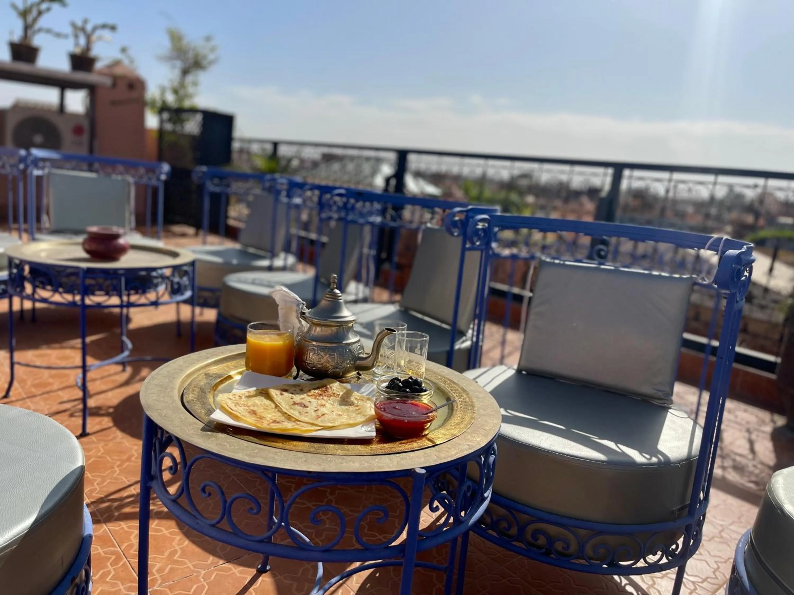 Balcony/Terrace in Riad Elias & Spa