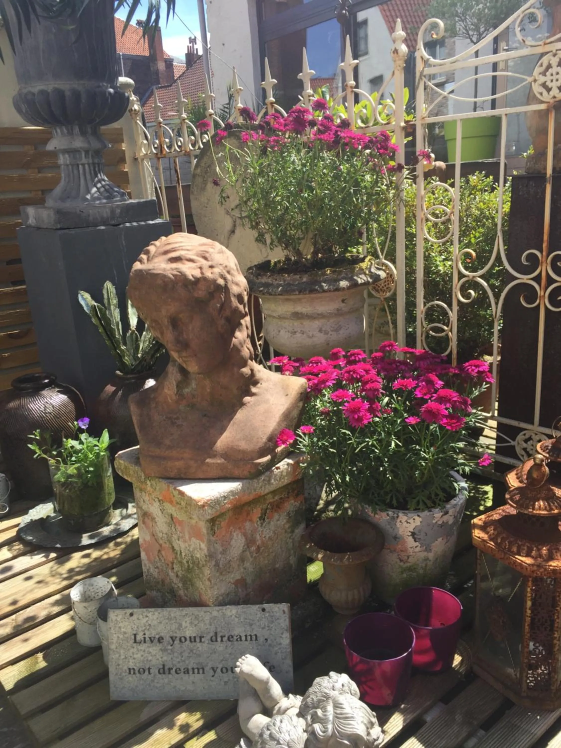 Balcony/Terrace in B&B Con Ampère