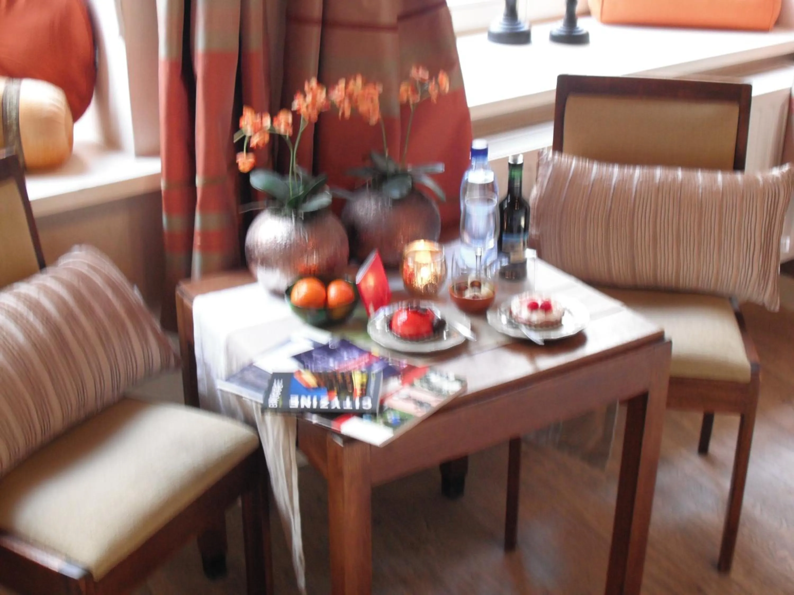 Food and drinks in B&B Con Ampère