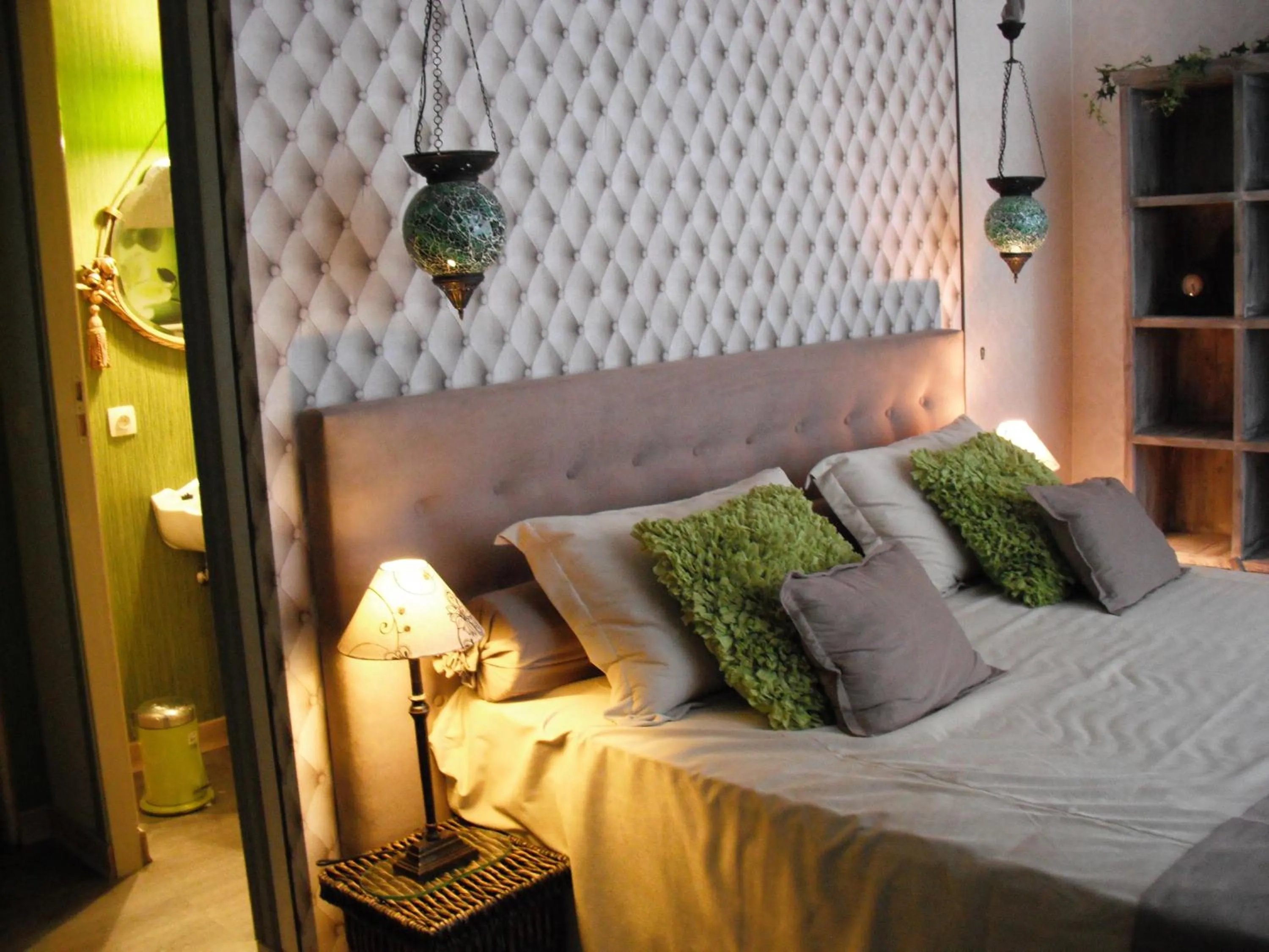 Bed in B&B Con Ampère