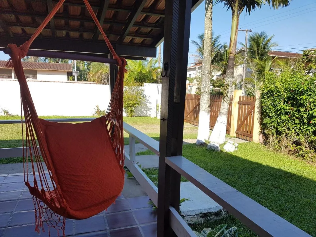 Balcony/Terrace in Chalés Mar Virado