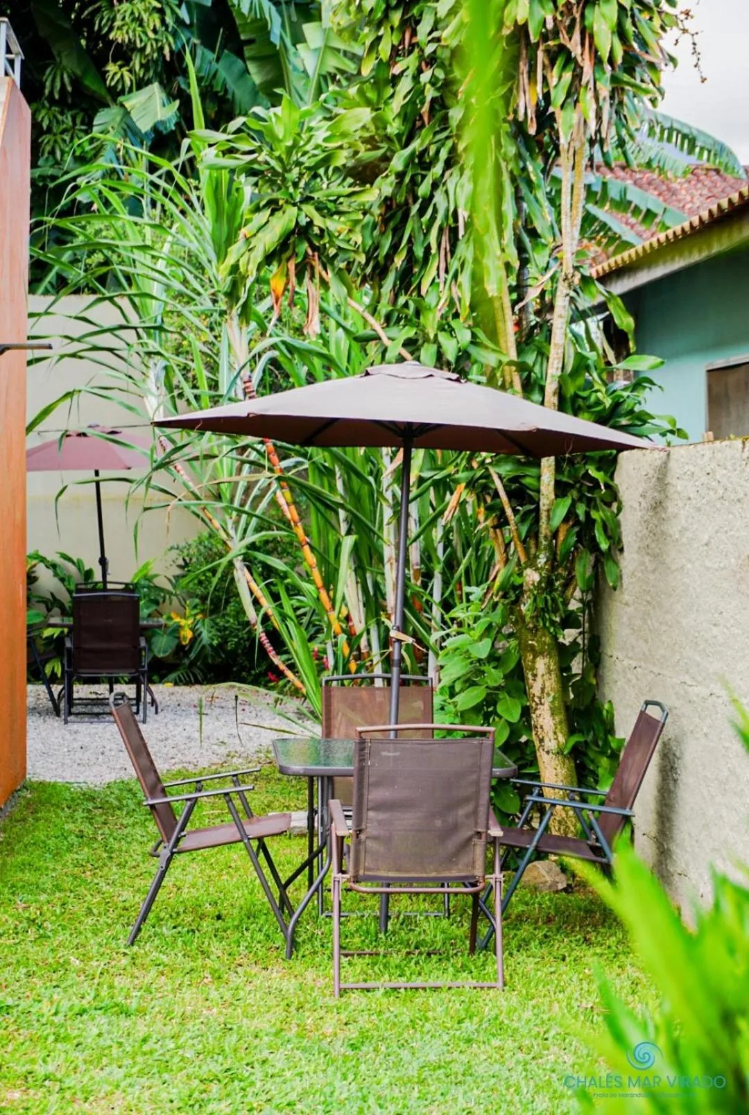 Balcony/Terrace in Chalés Mar Virado