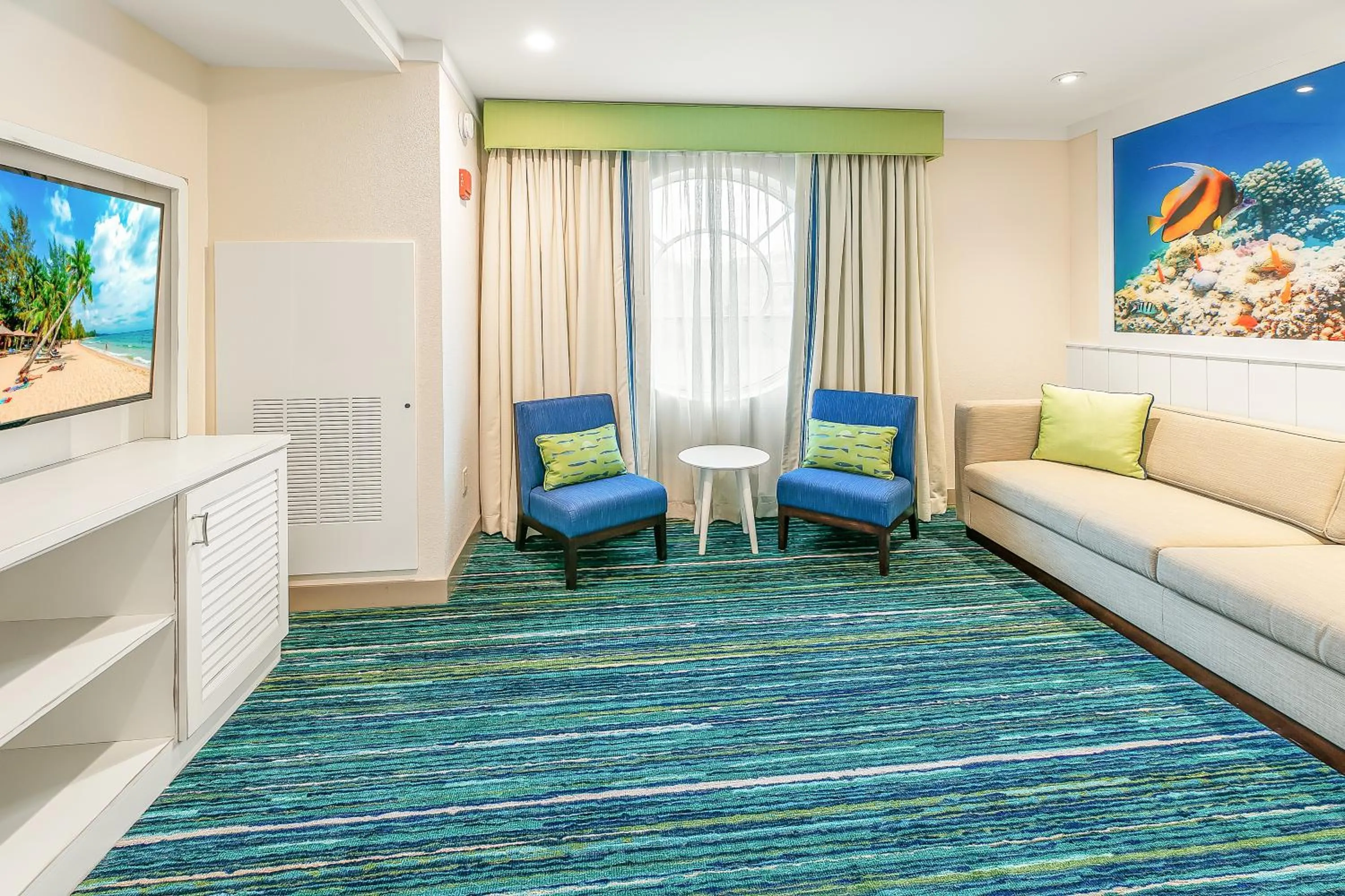 Living room in Margaritaville Resort Gatlinburg