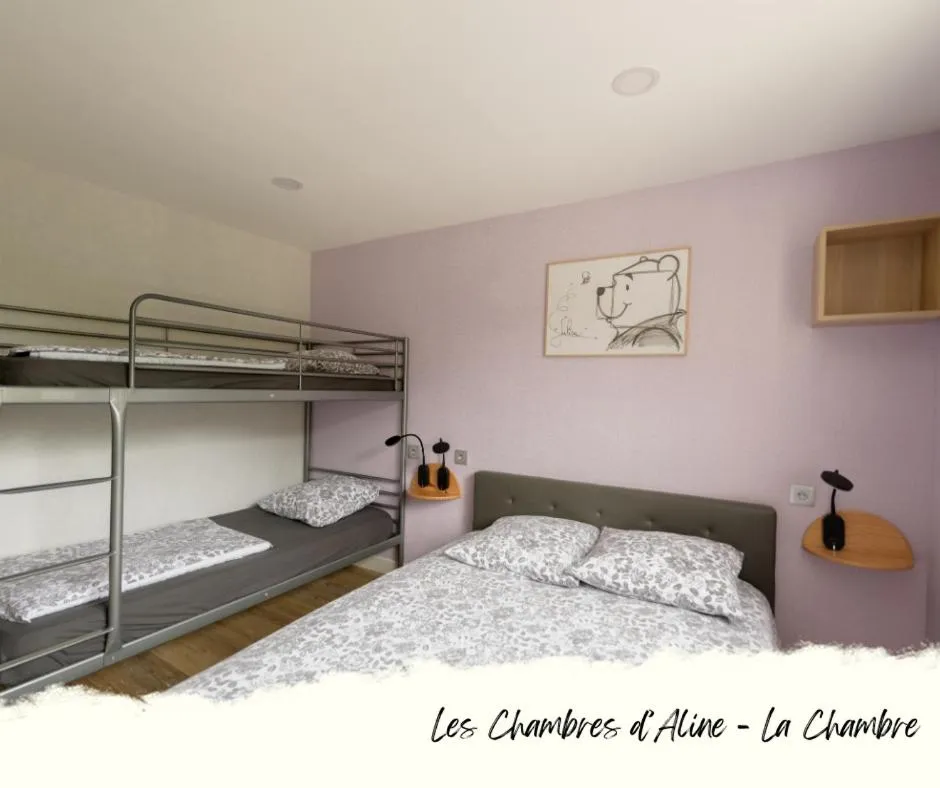Bedroom, Bed in Les Chambres D'Aline