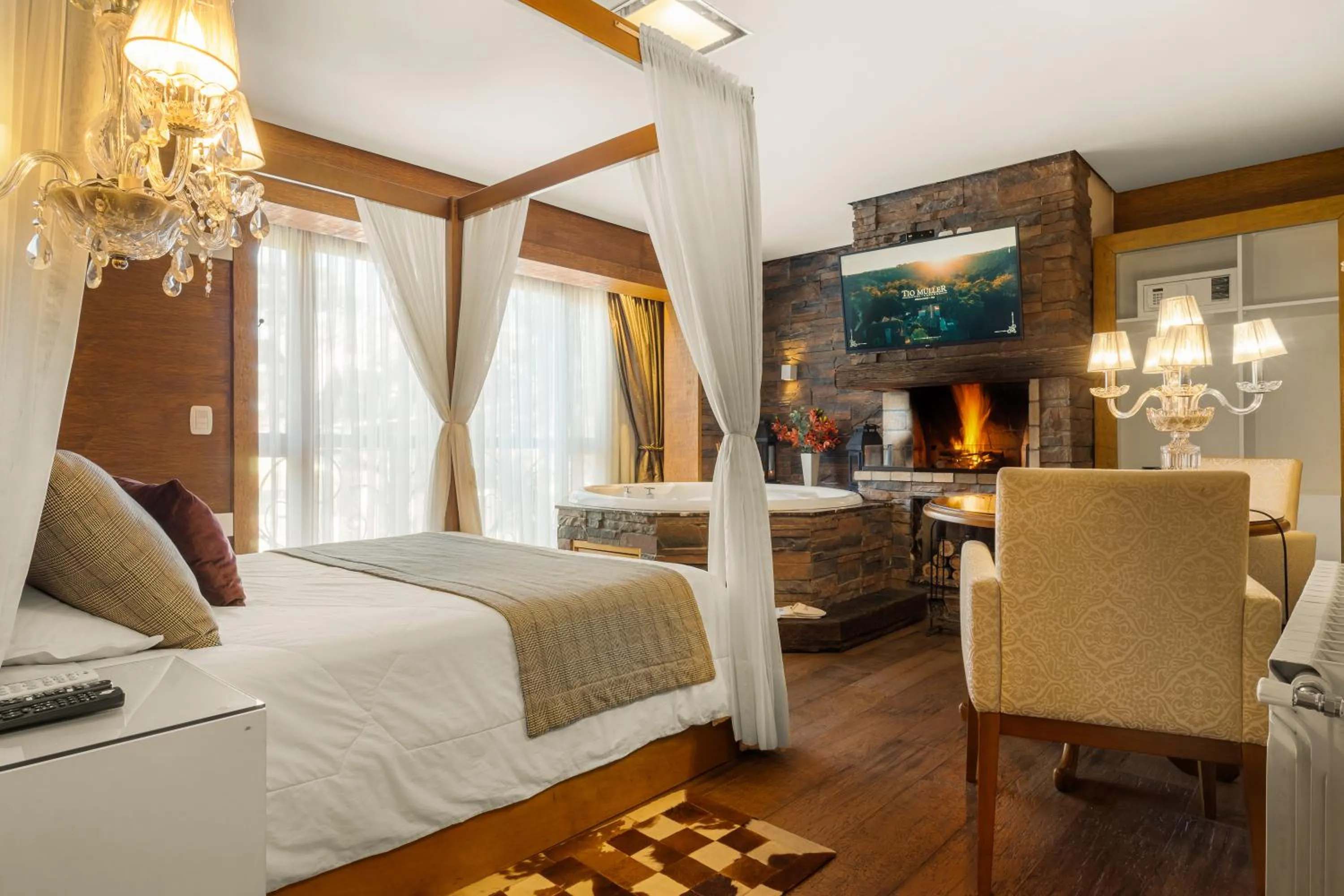 Bed in Hotel Cabanas Tio Müller