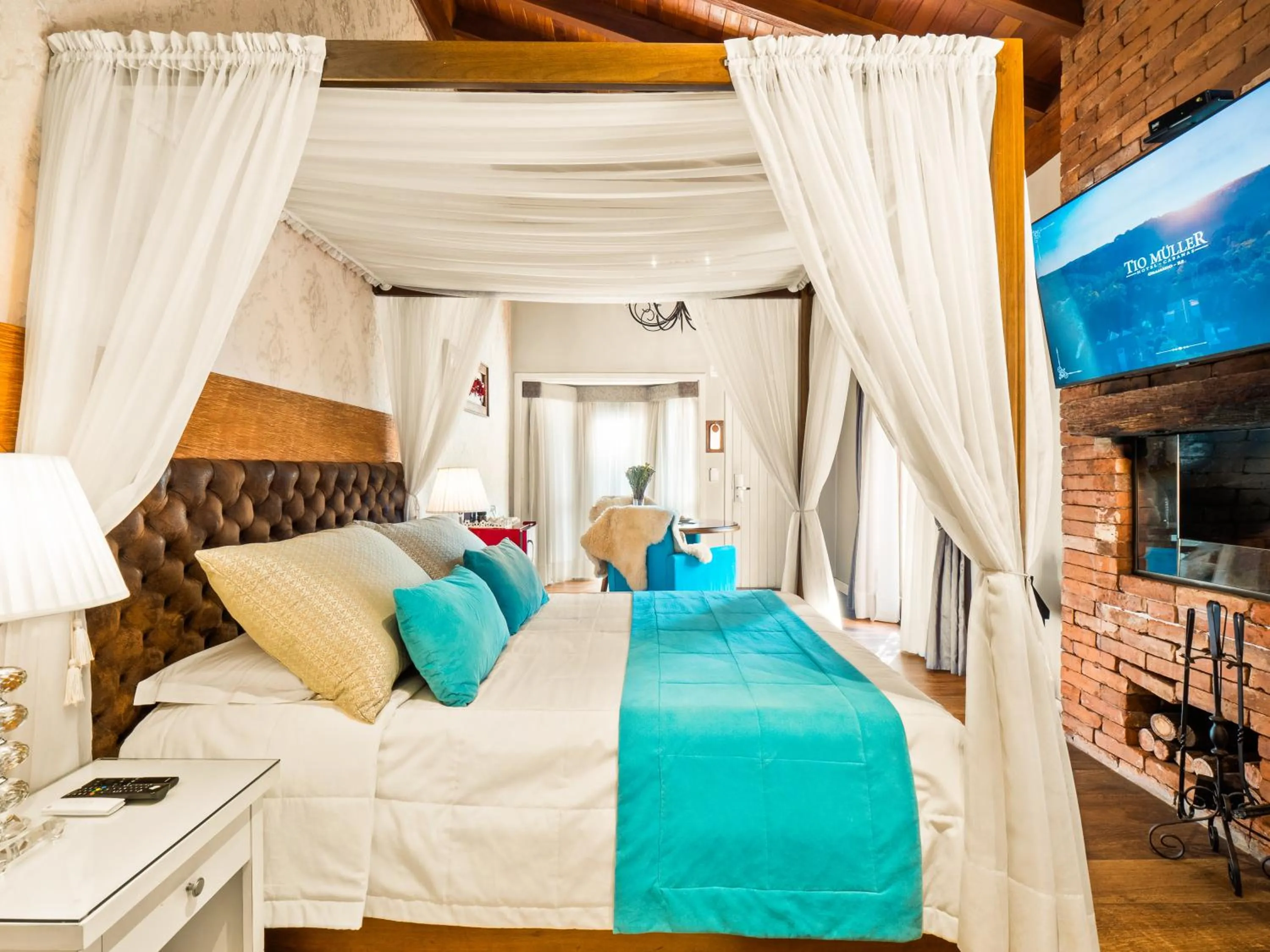 Bed in Hotel Cabanas Tio Müller