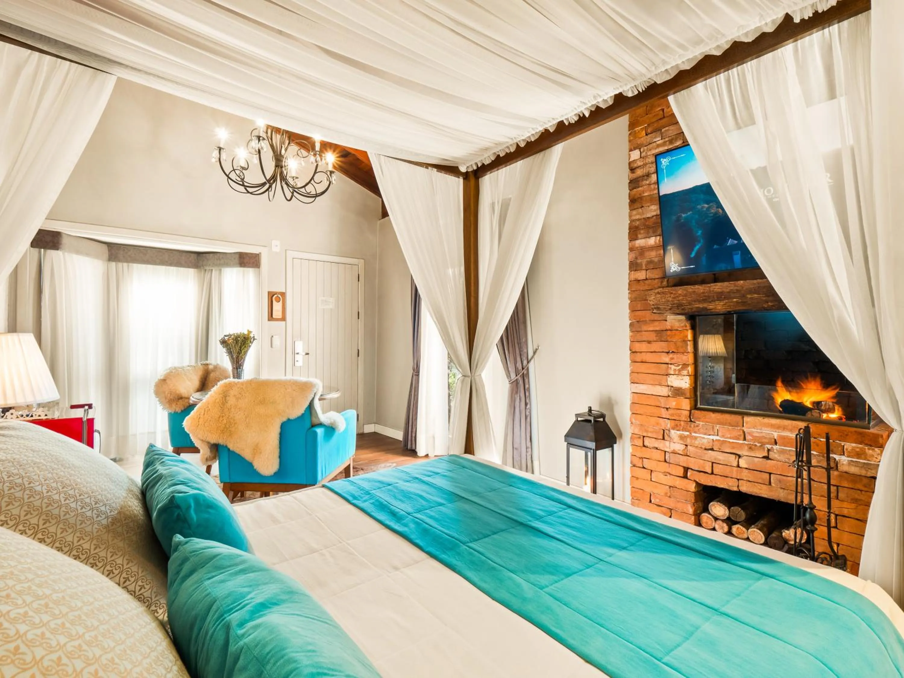 Bed in Hotel Cabanas Tio Müller