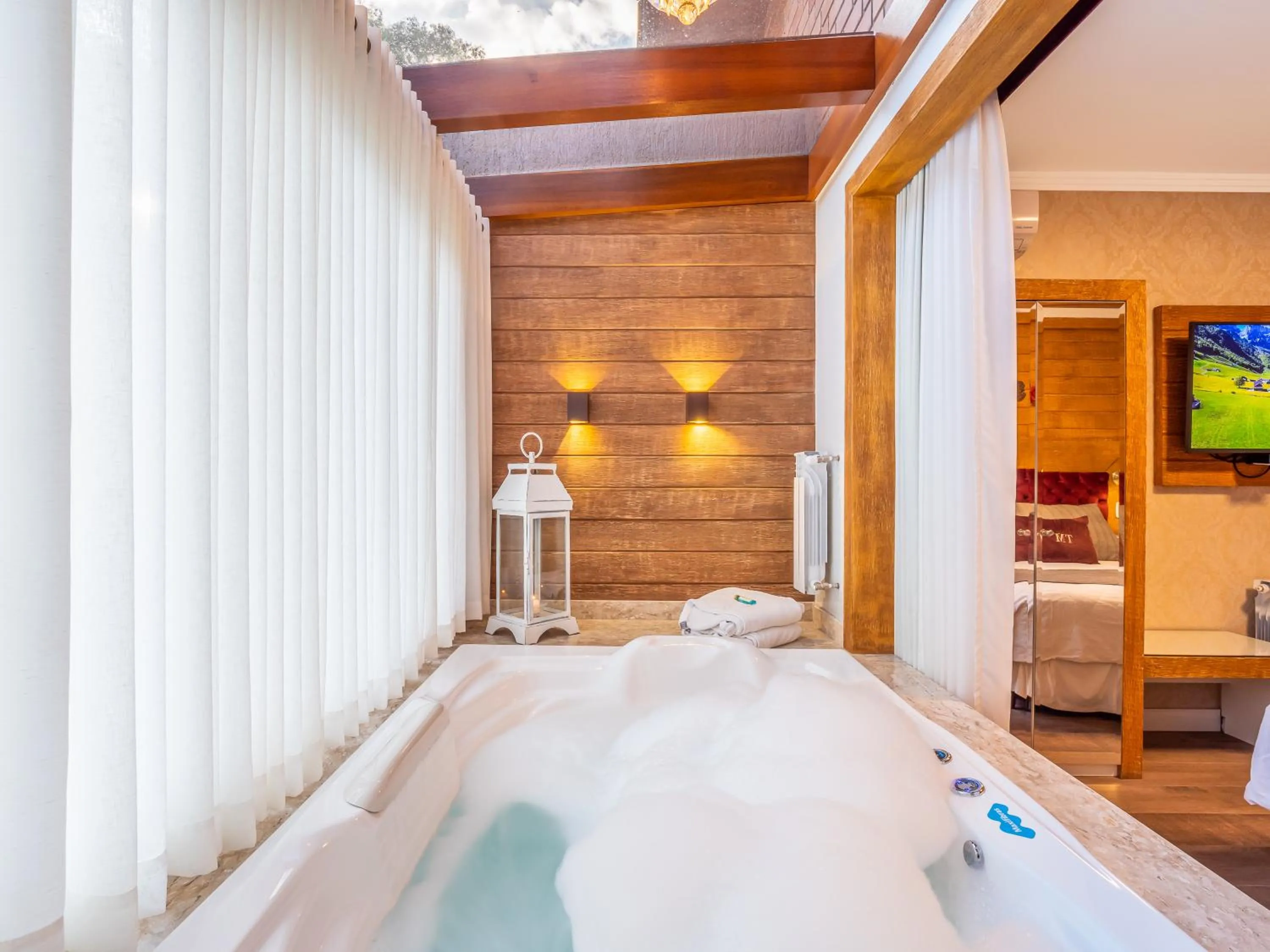 Bed in Hotel Cabanas Tio Müller