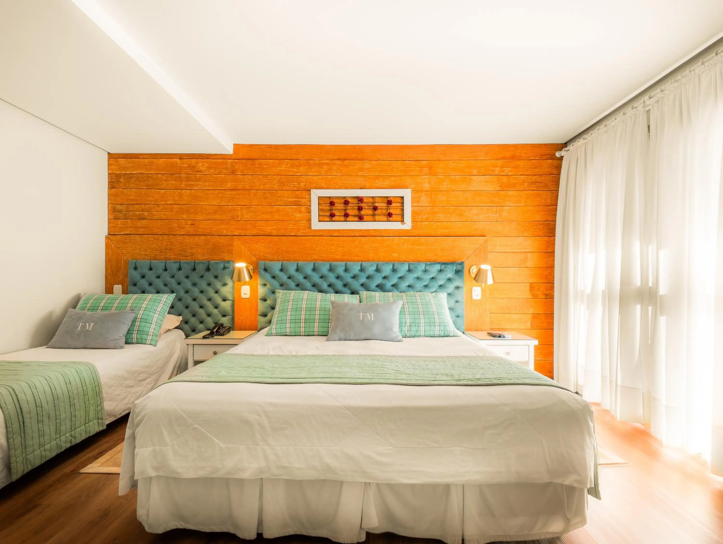 Bed in Hotel Cabanas Tio Müller