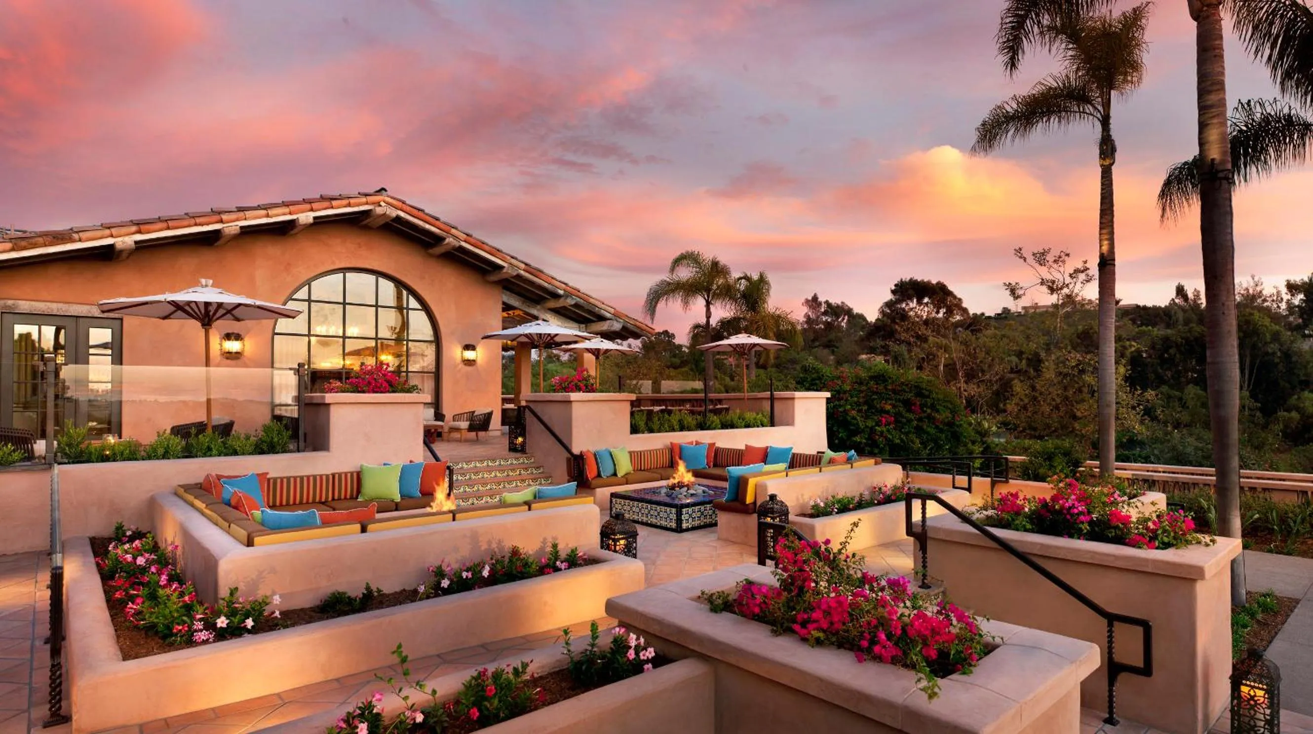 Patio in Rancho Valencia Resort and Spa