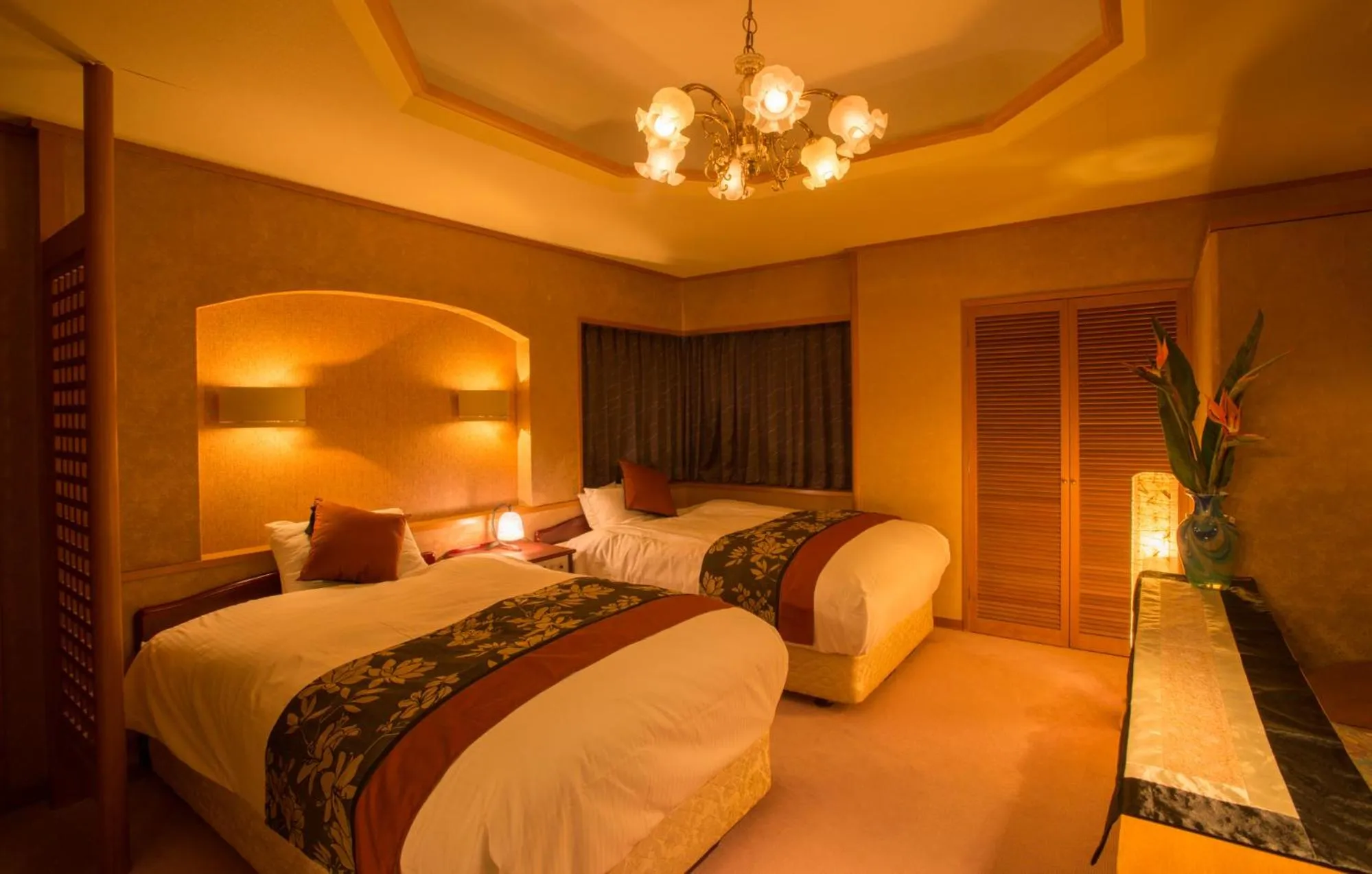 Bed in Kurofune Hotel