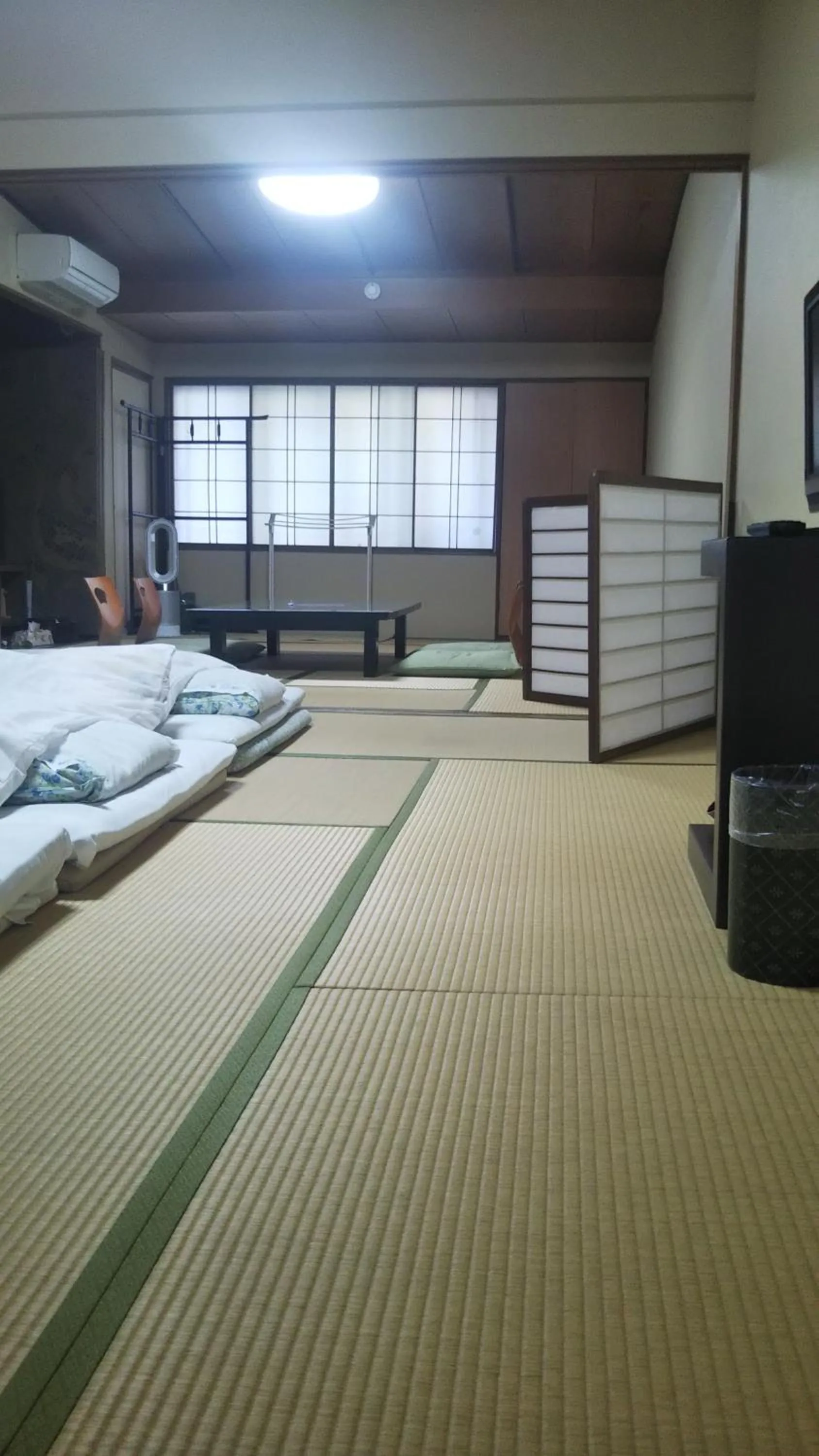 Bed in Kikunoya Ryokan