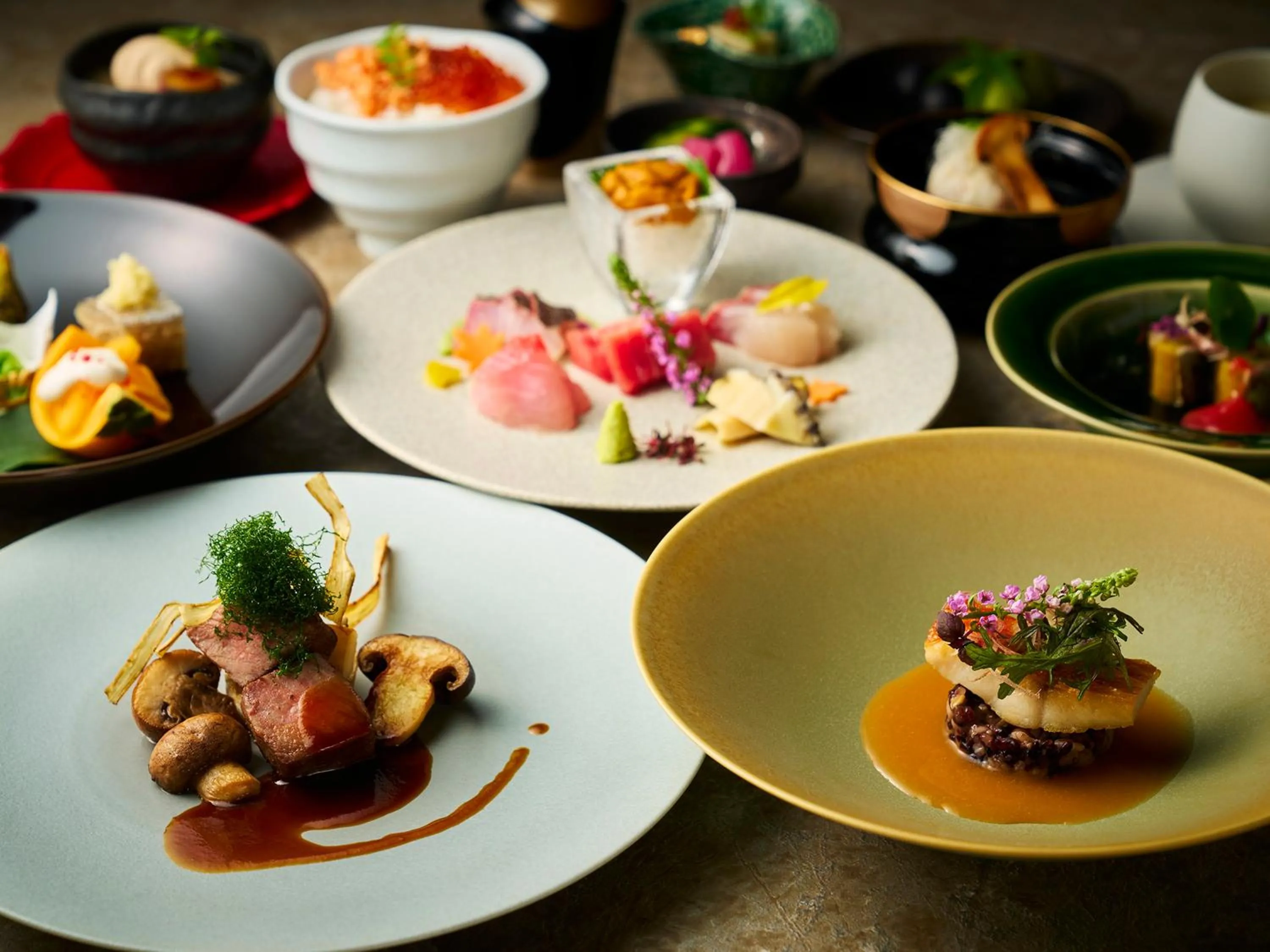 Dinner in Hotel New Akao