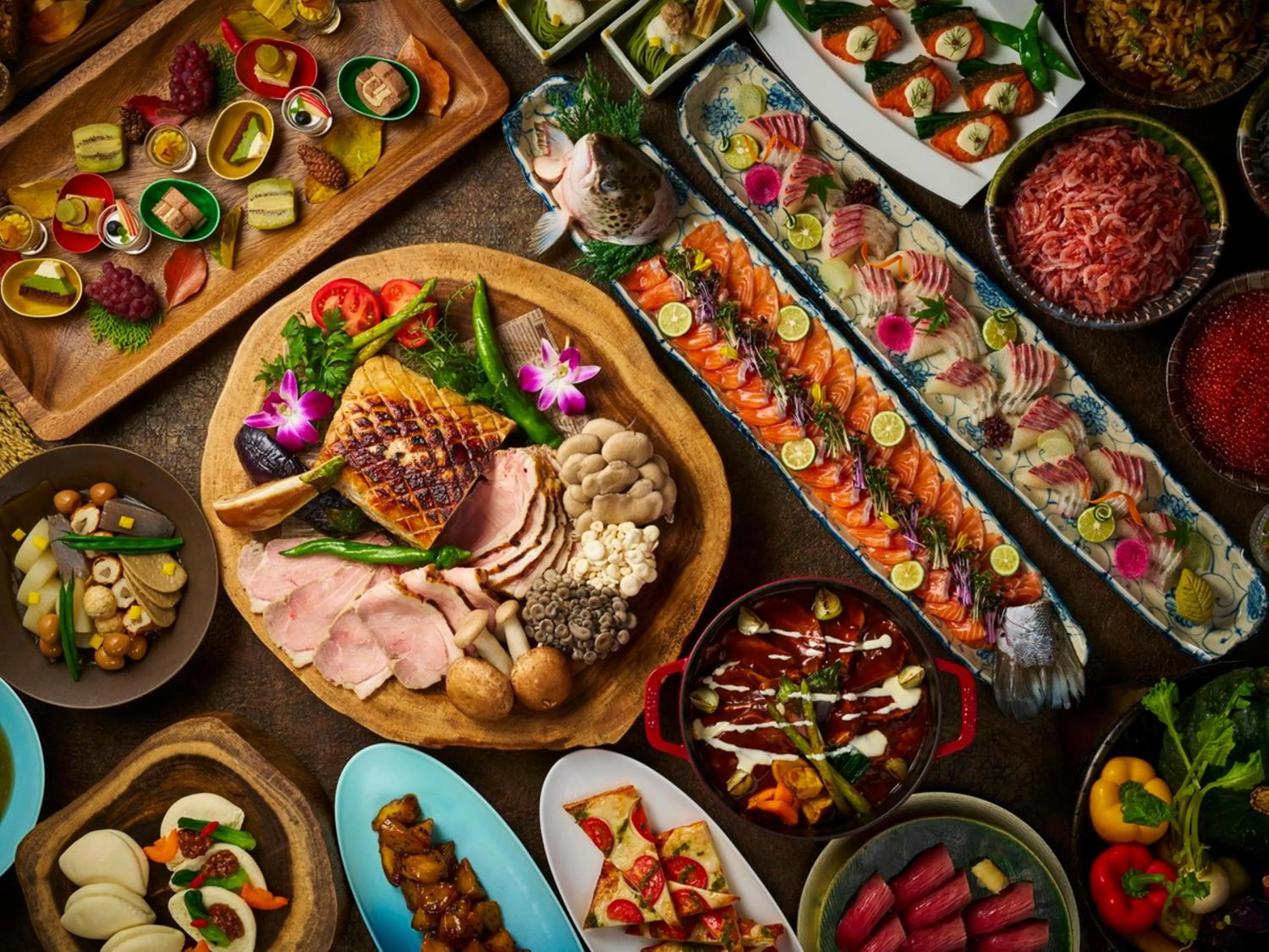 Dinner in Hotel New Akao