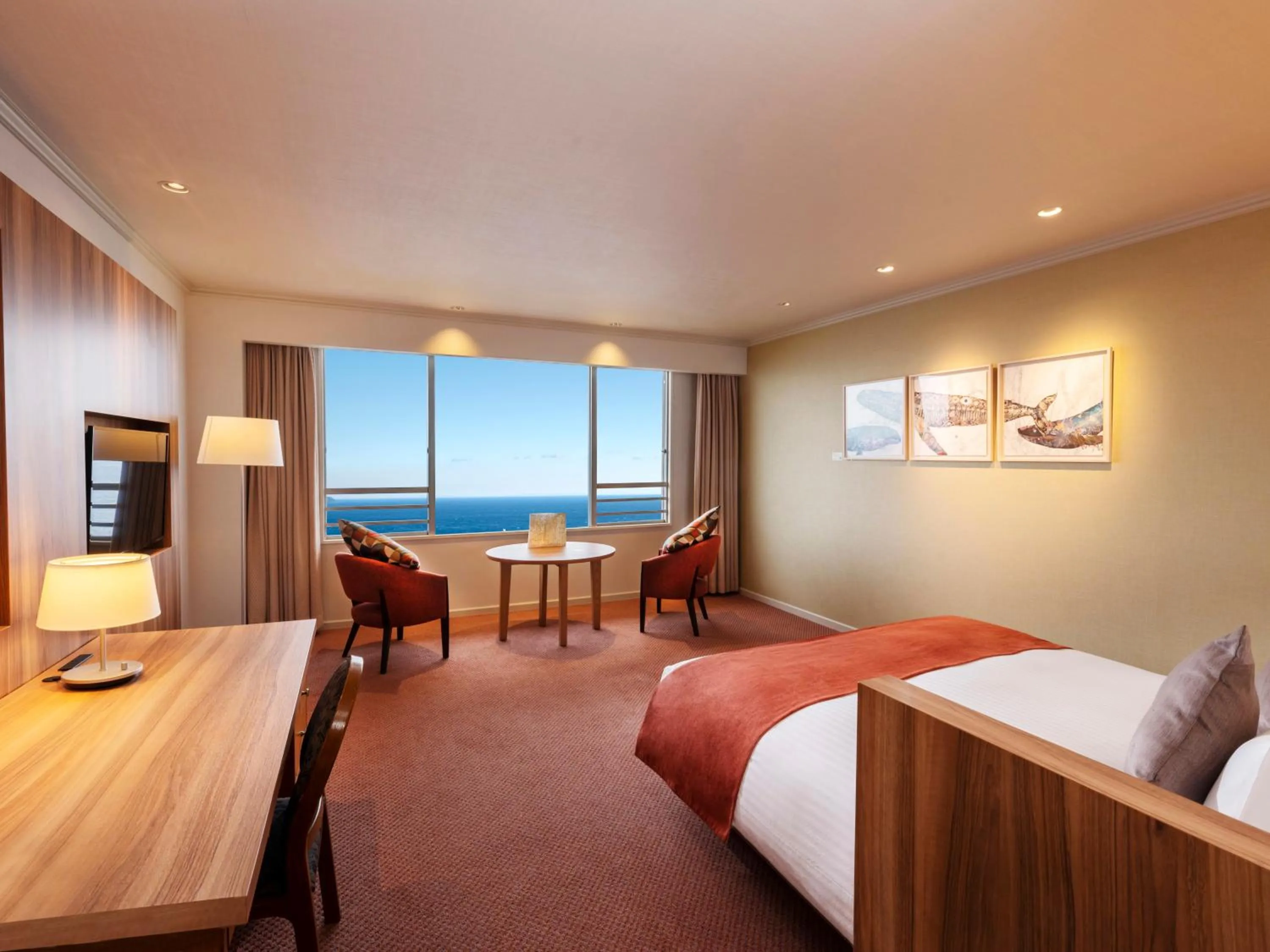 Photo of the whole room, Bed in Hotel New Akao