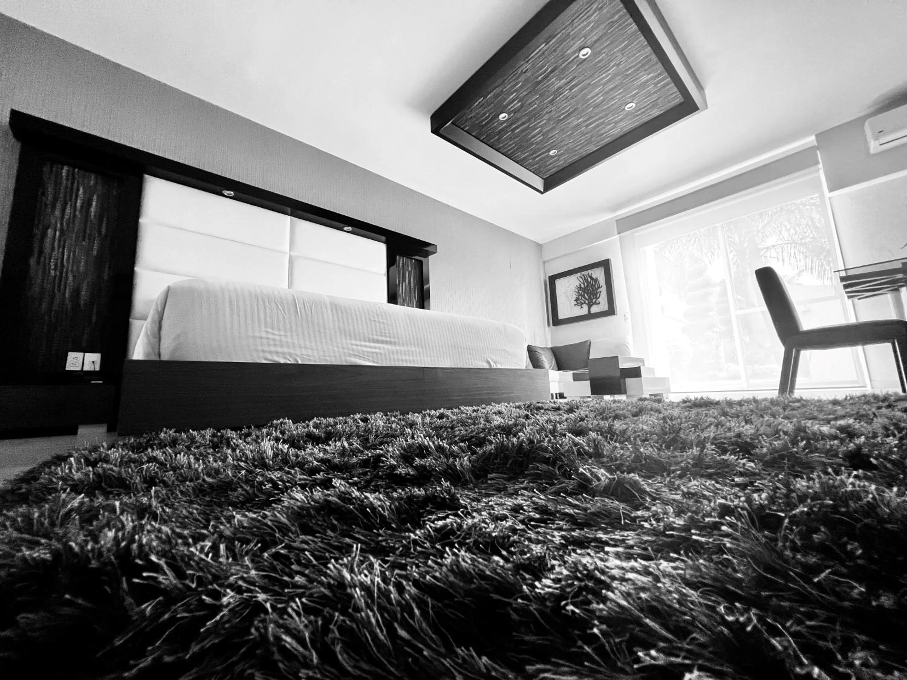 Bed in Hotel Aquetzalli