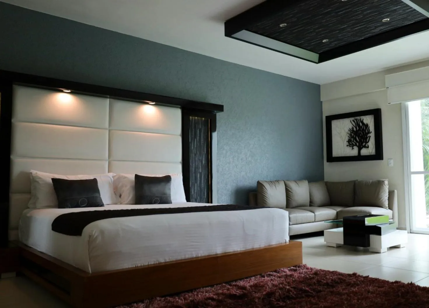 Bed in Hotel Aquetzalli