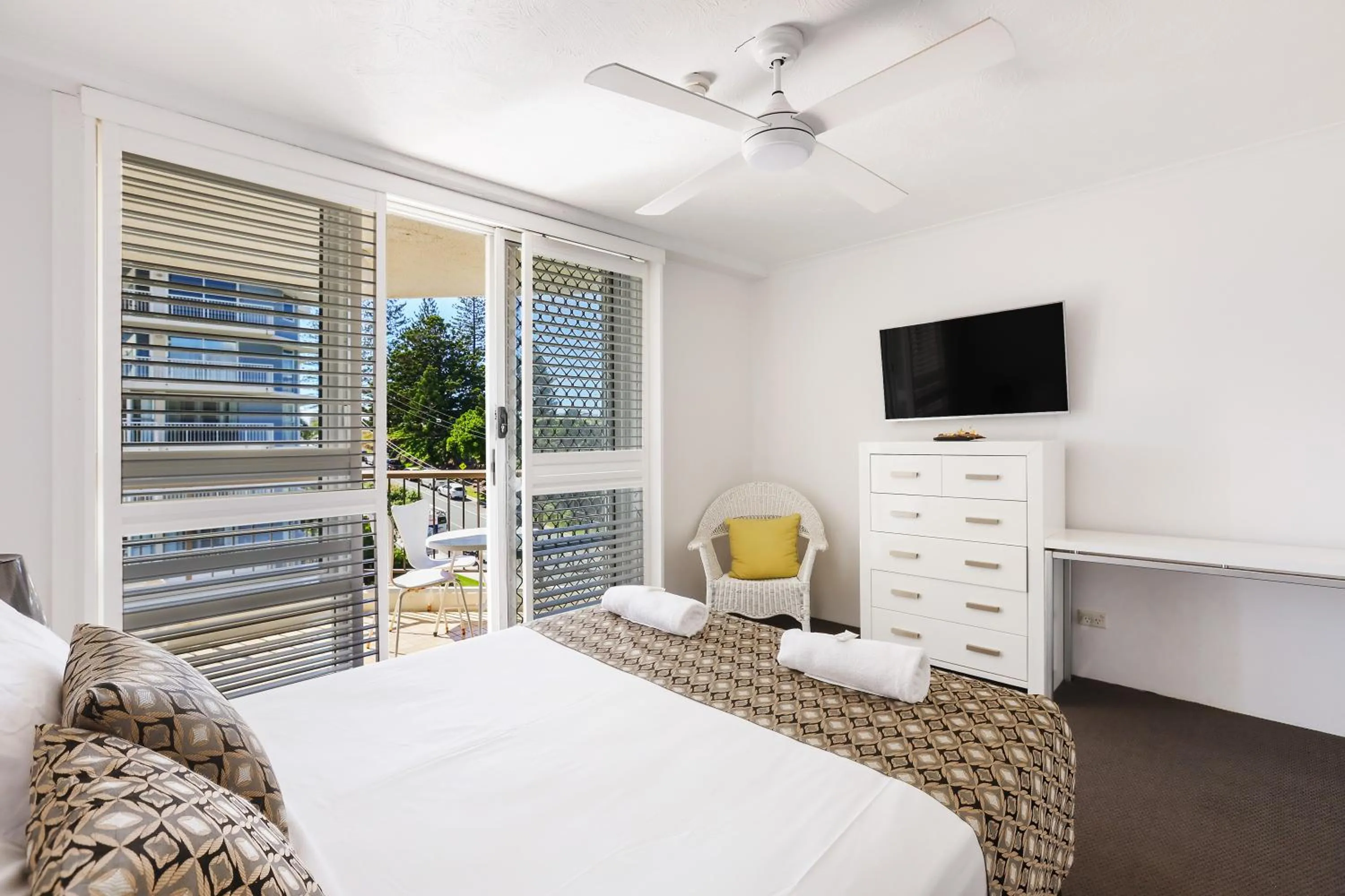 Bed in Rainbow Commodore Coolangatta