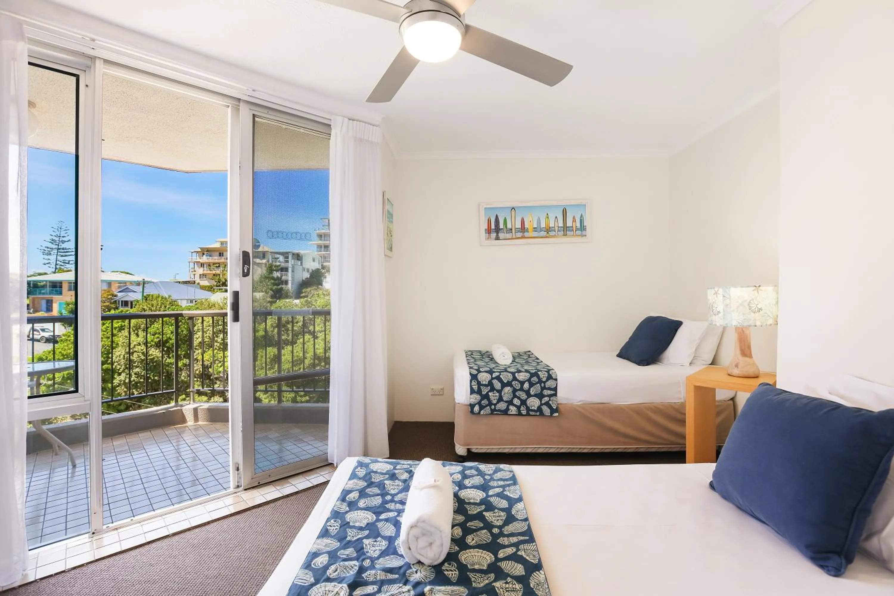 Bedroom, Bed in Rainbow Commodore Coolangatta