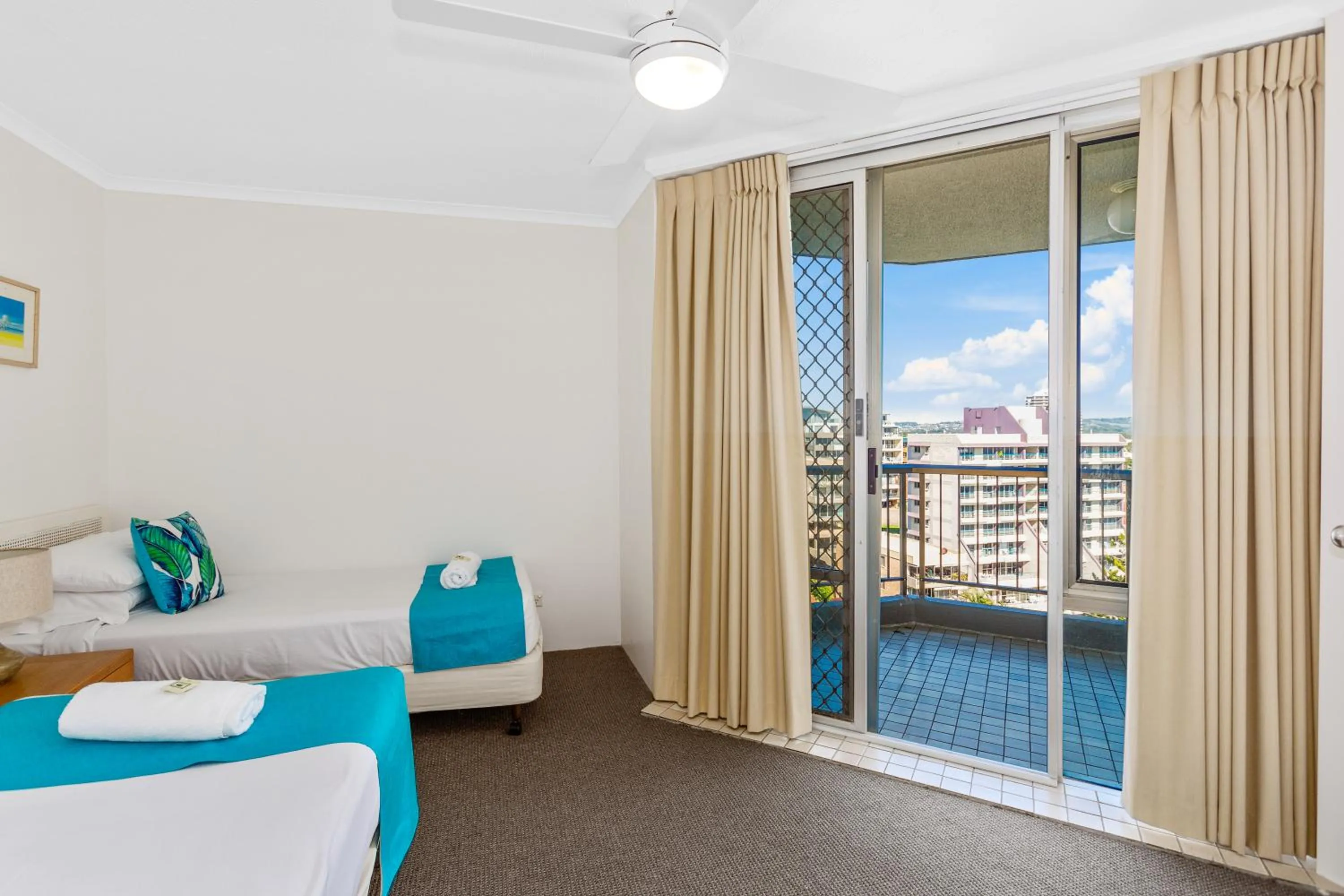 Bed in Rainbow Commodore Coolangatta