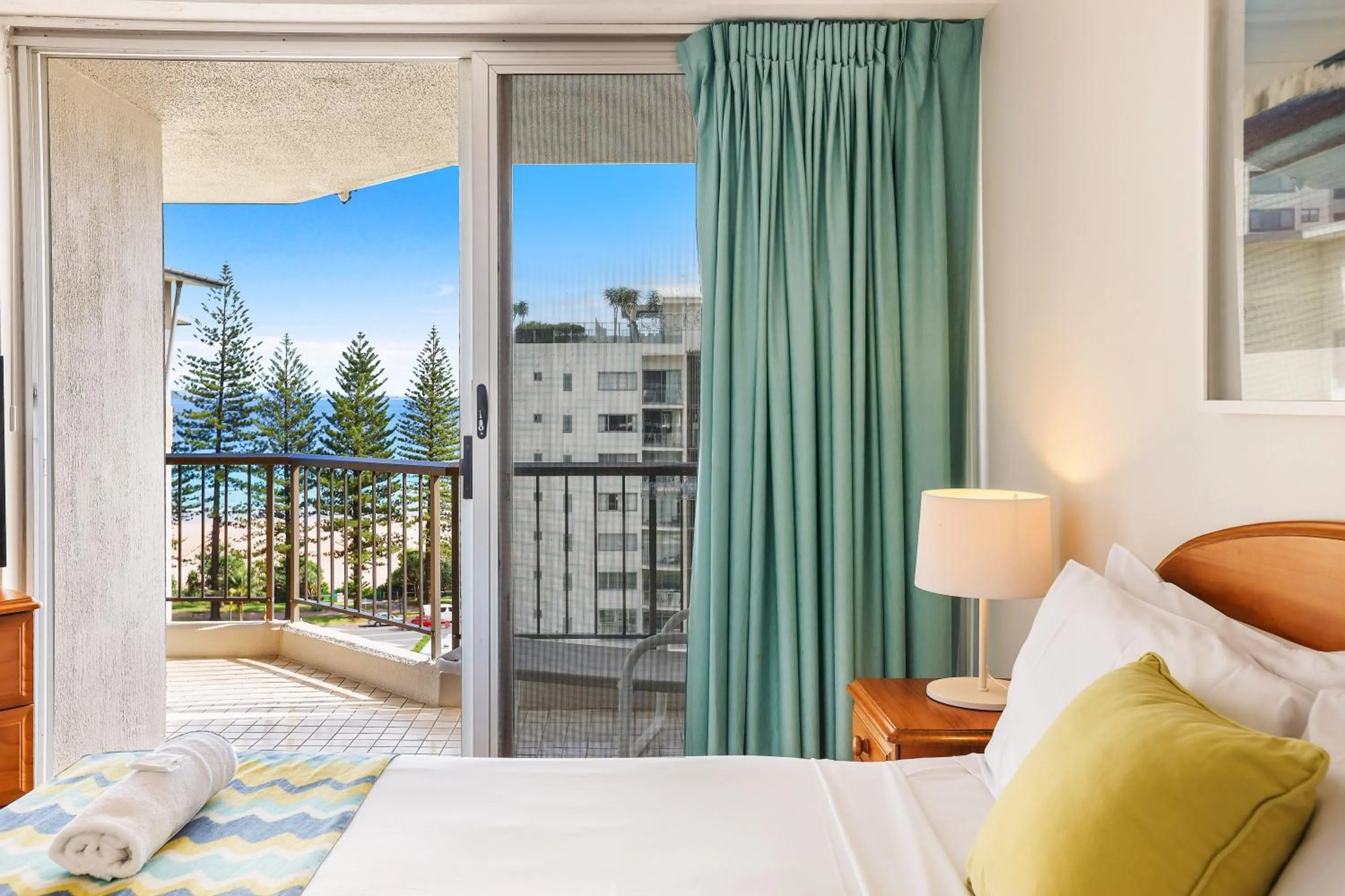 Bed in Rainbow Commodore Coolangatta