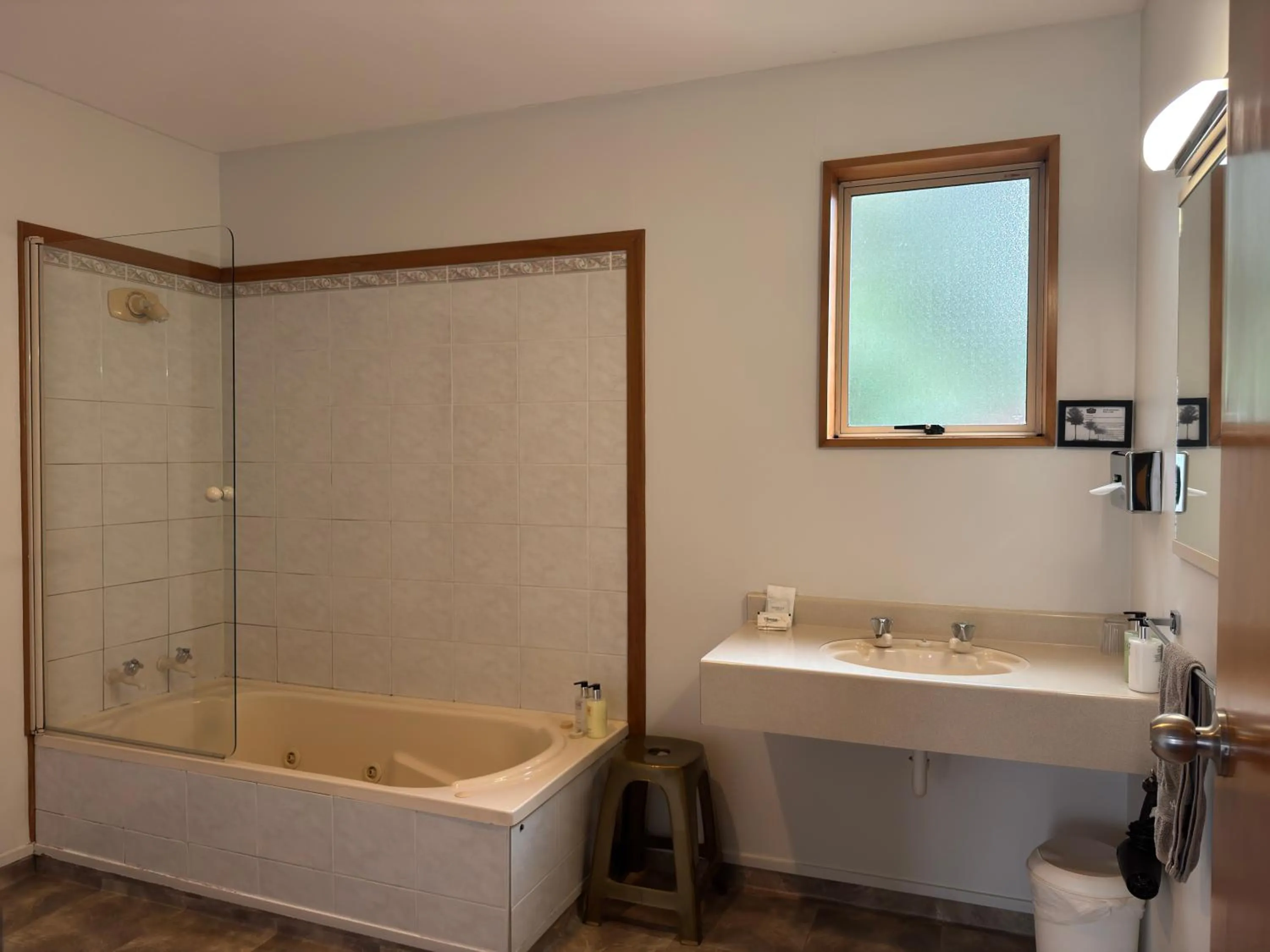 Shower in ASURE Ambassador Motor Lodge