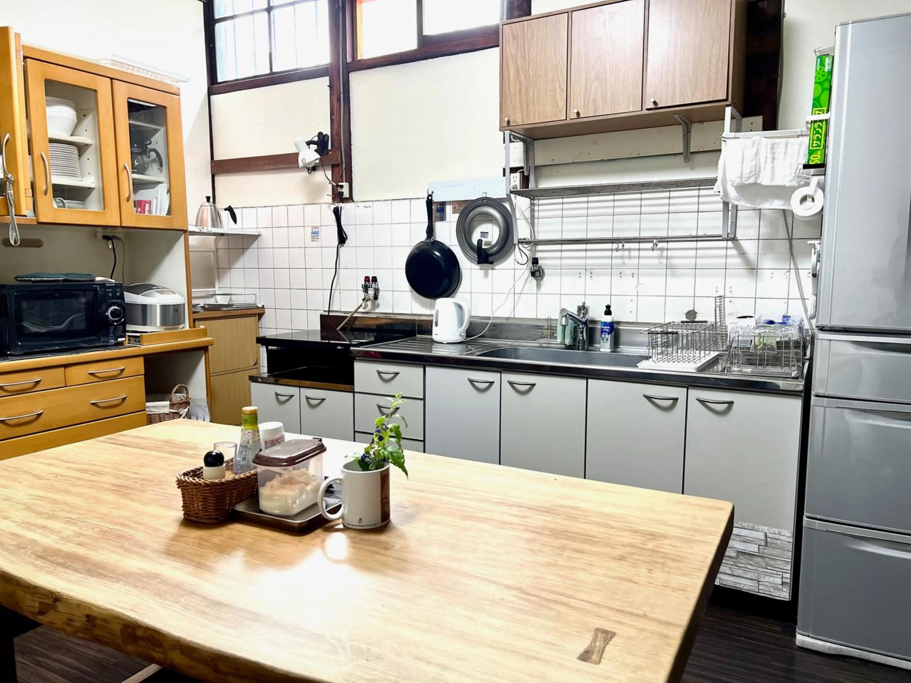 Kitchen or kitchenette in Guesthouse Naramachi