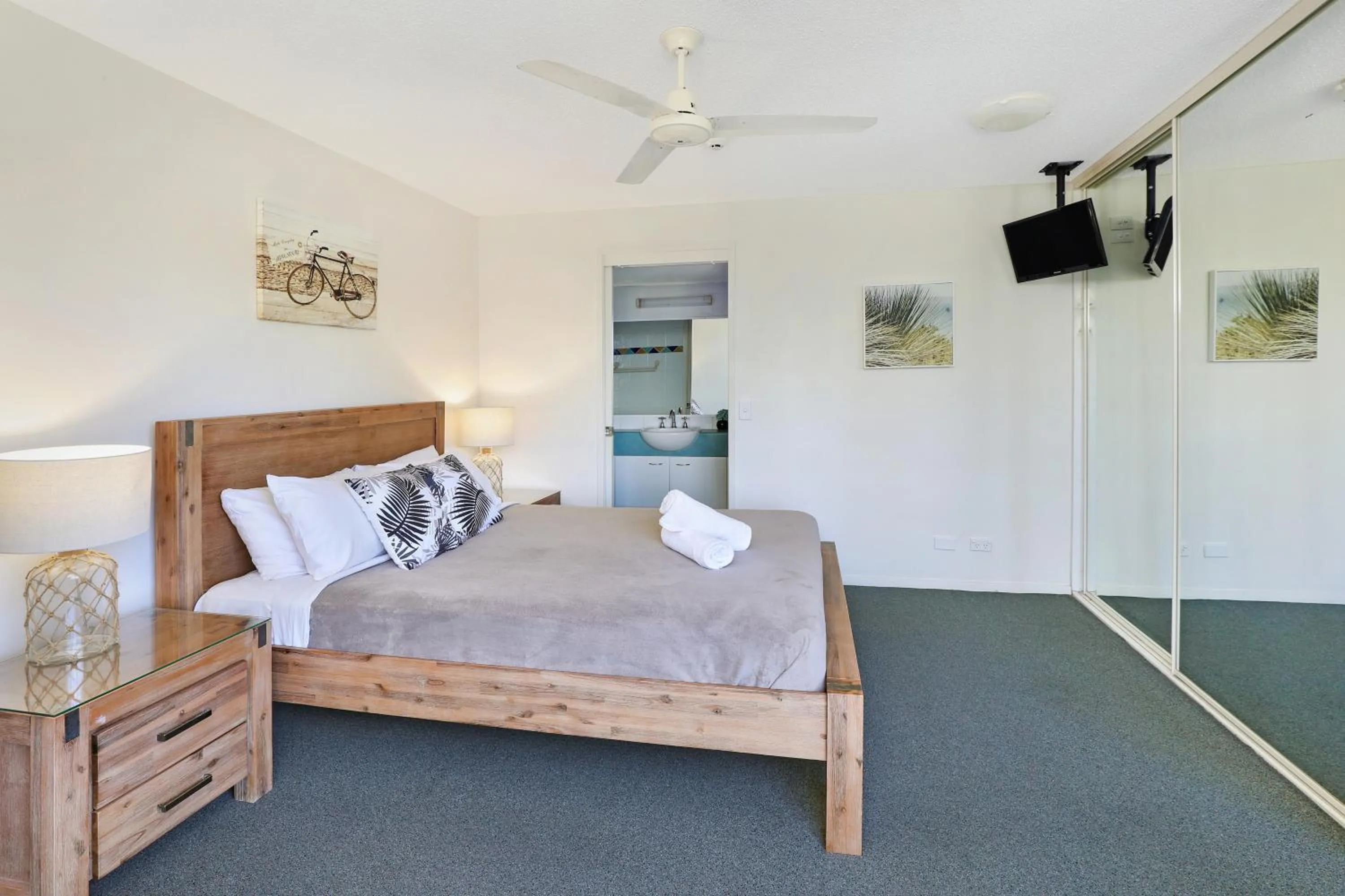 Bed in Beachside Resort Kawana Waters