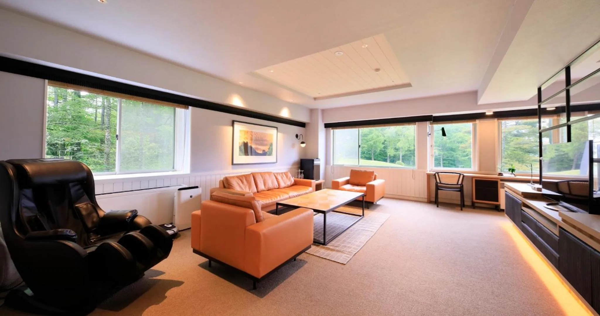 Living room in Villa the Club Karuizawa