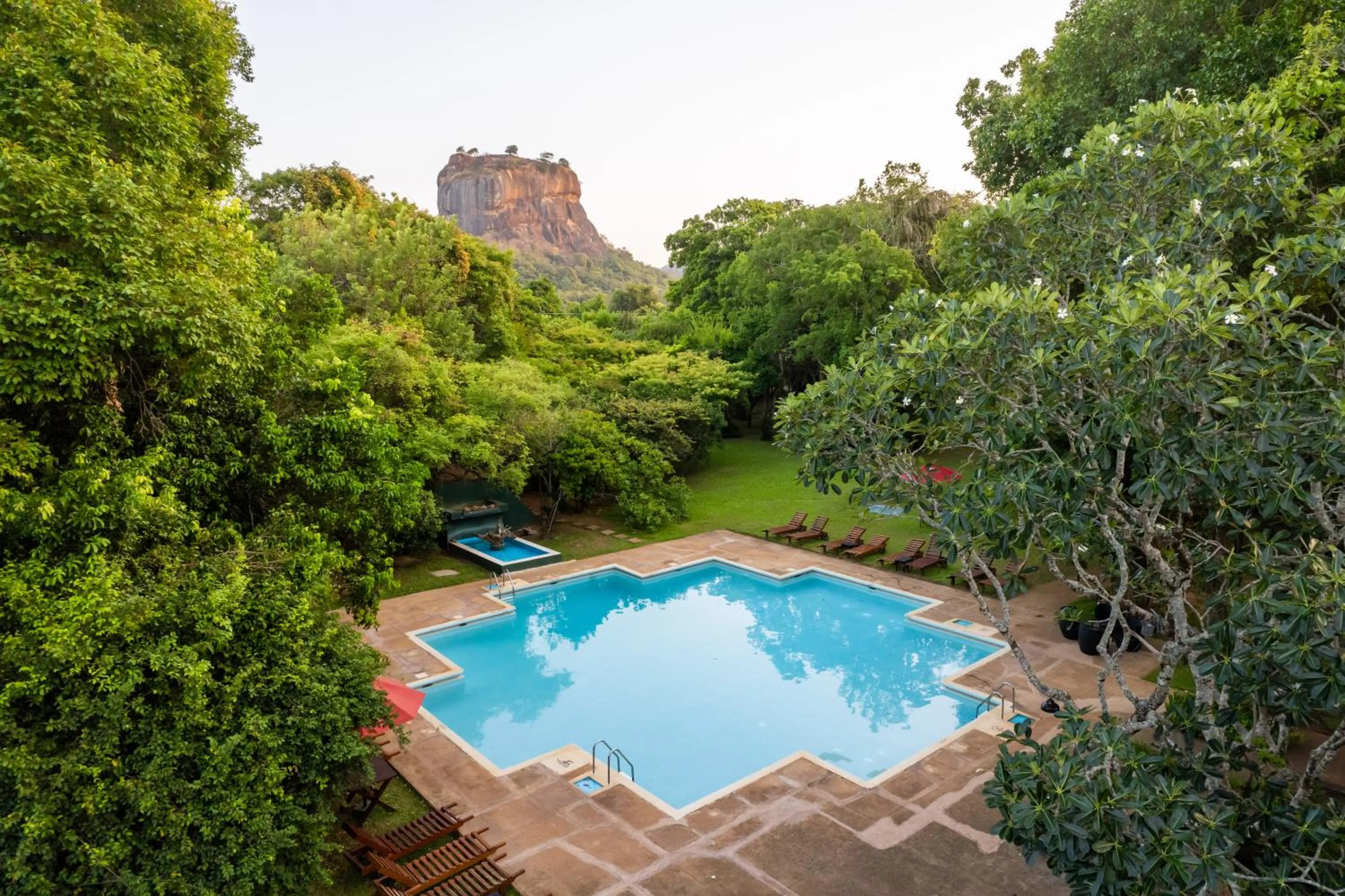 Pool view in Sigiriya Village