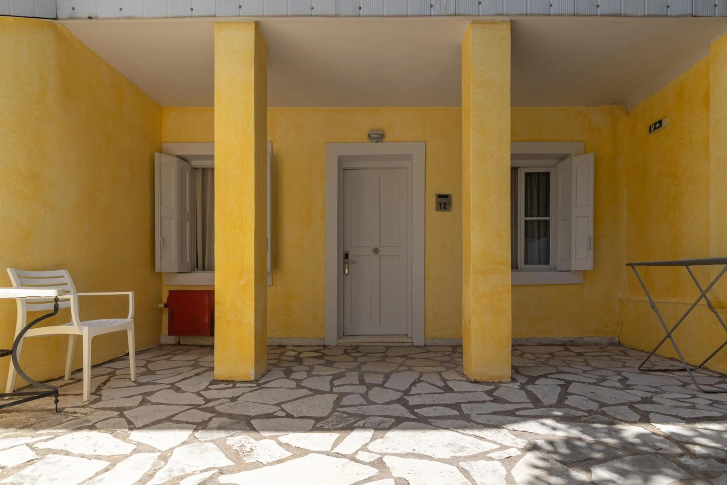 Patio in Red Tower Hotel