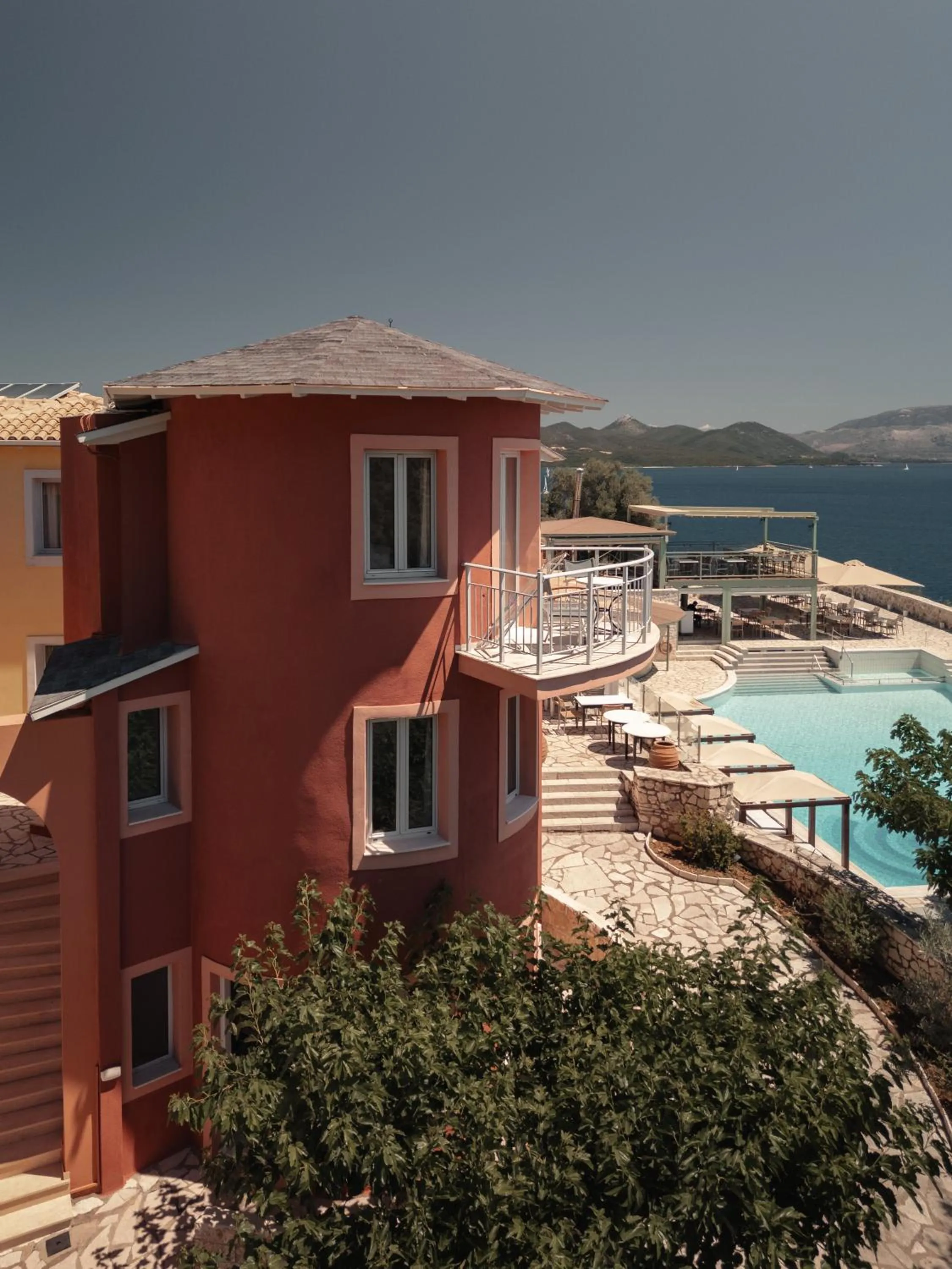 Property building in Red Tower Hotel