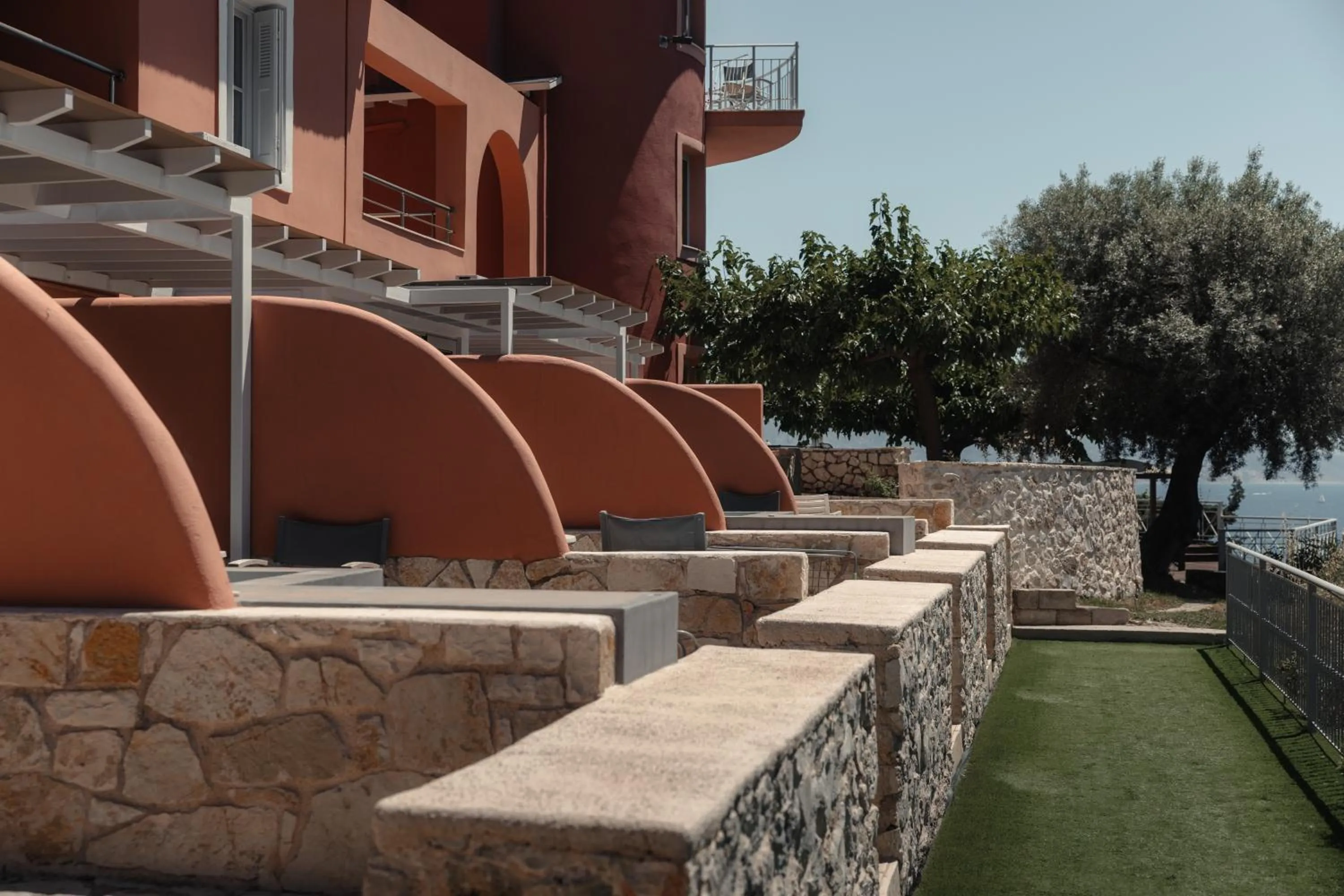 Property building in Red Tower Hotel