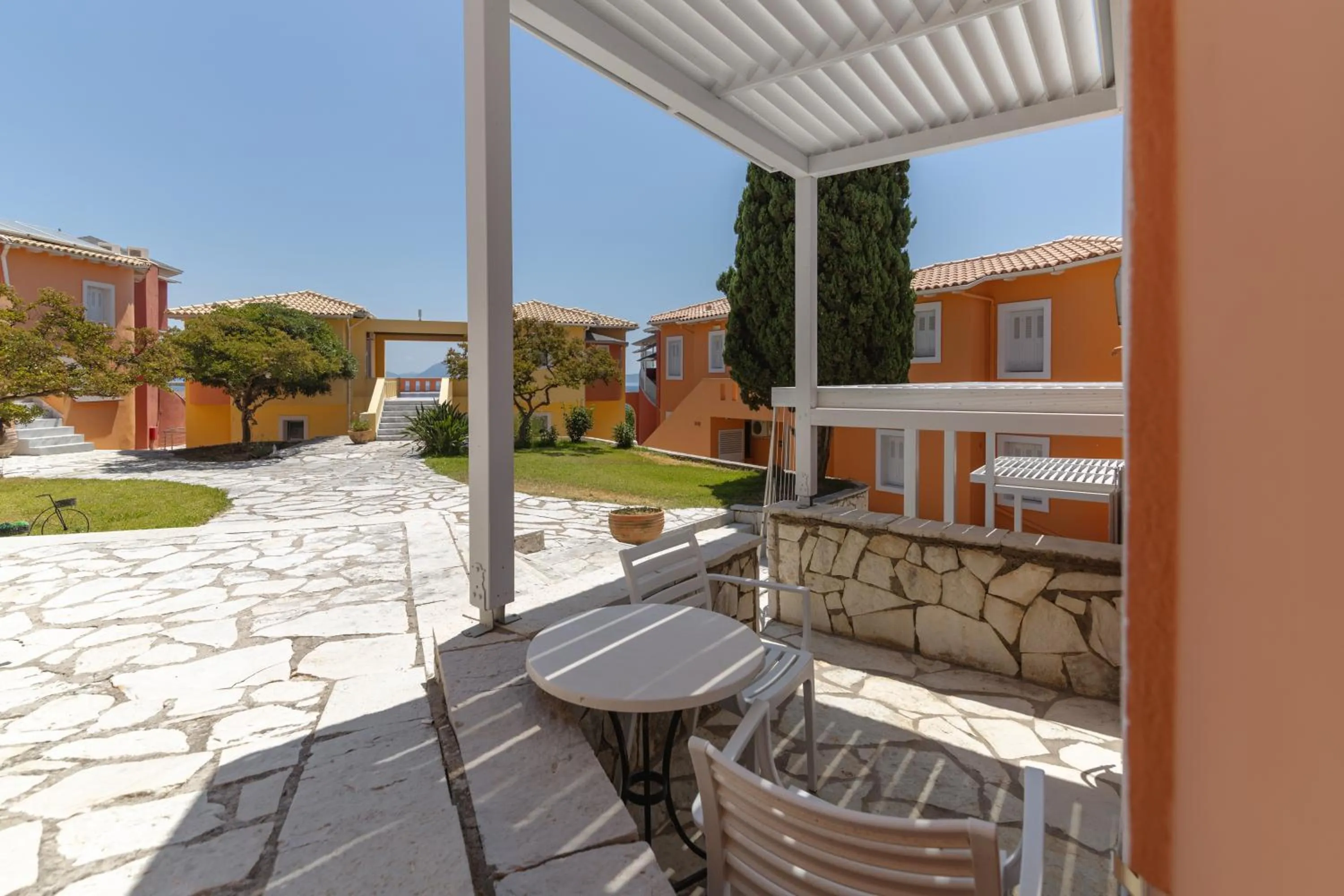 Patio in Red Tower Hotel