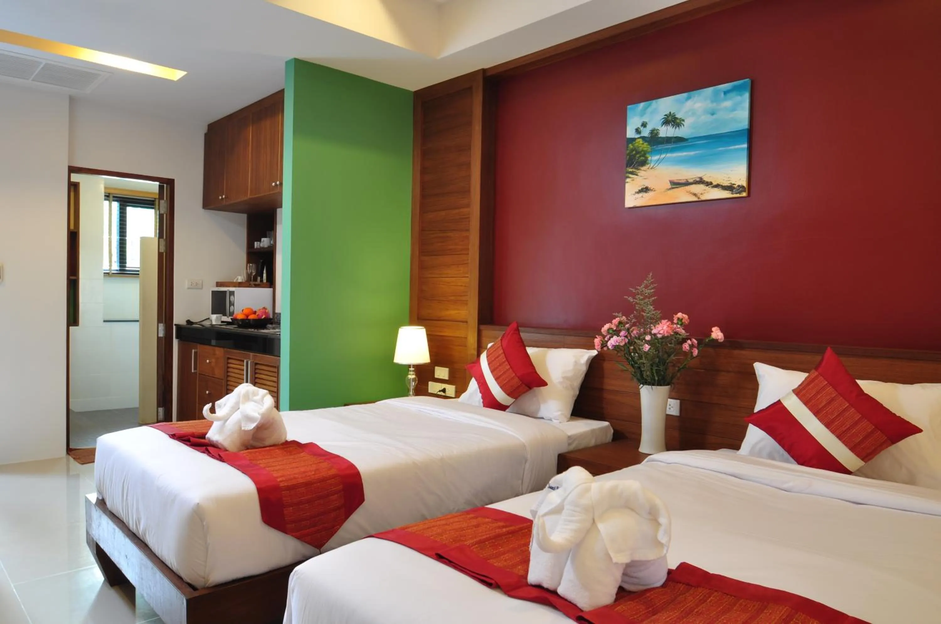 Bedroom, Bed in Samui Honey Tara Villa Residence