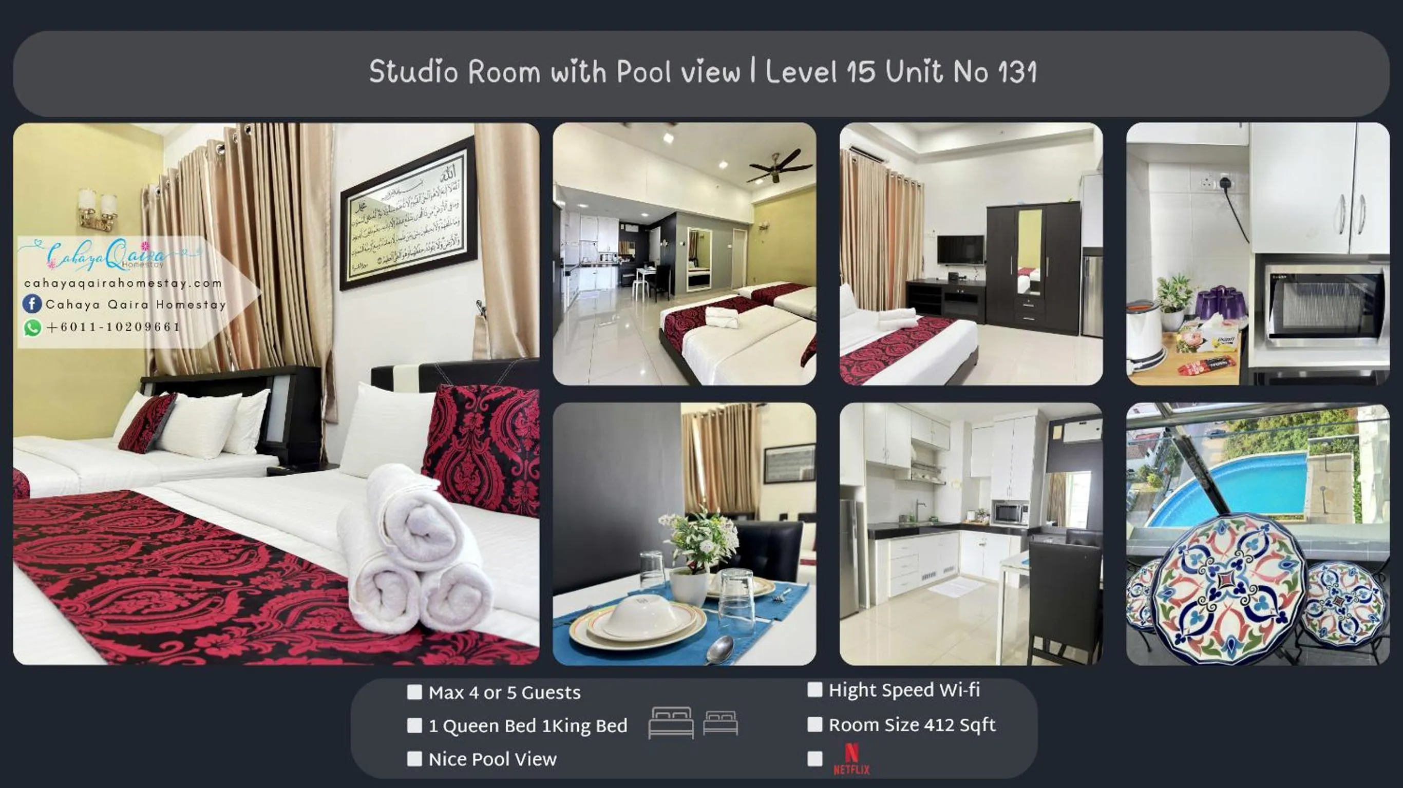 Bedroom, Bed in Cahaya Qaira Homestay @ D'Perdana Kota Bharu