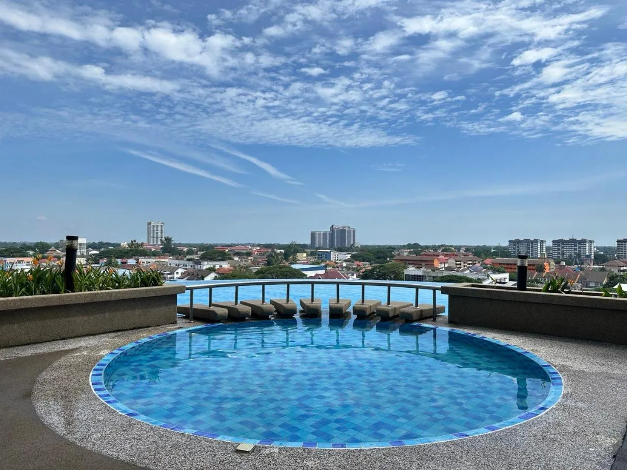 Pool view in Cahaya Qaira Homestay @ D'Perdana Kota Bharu