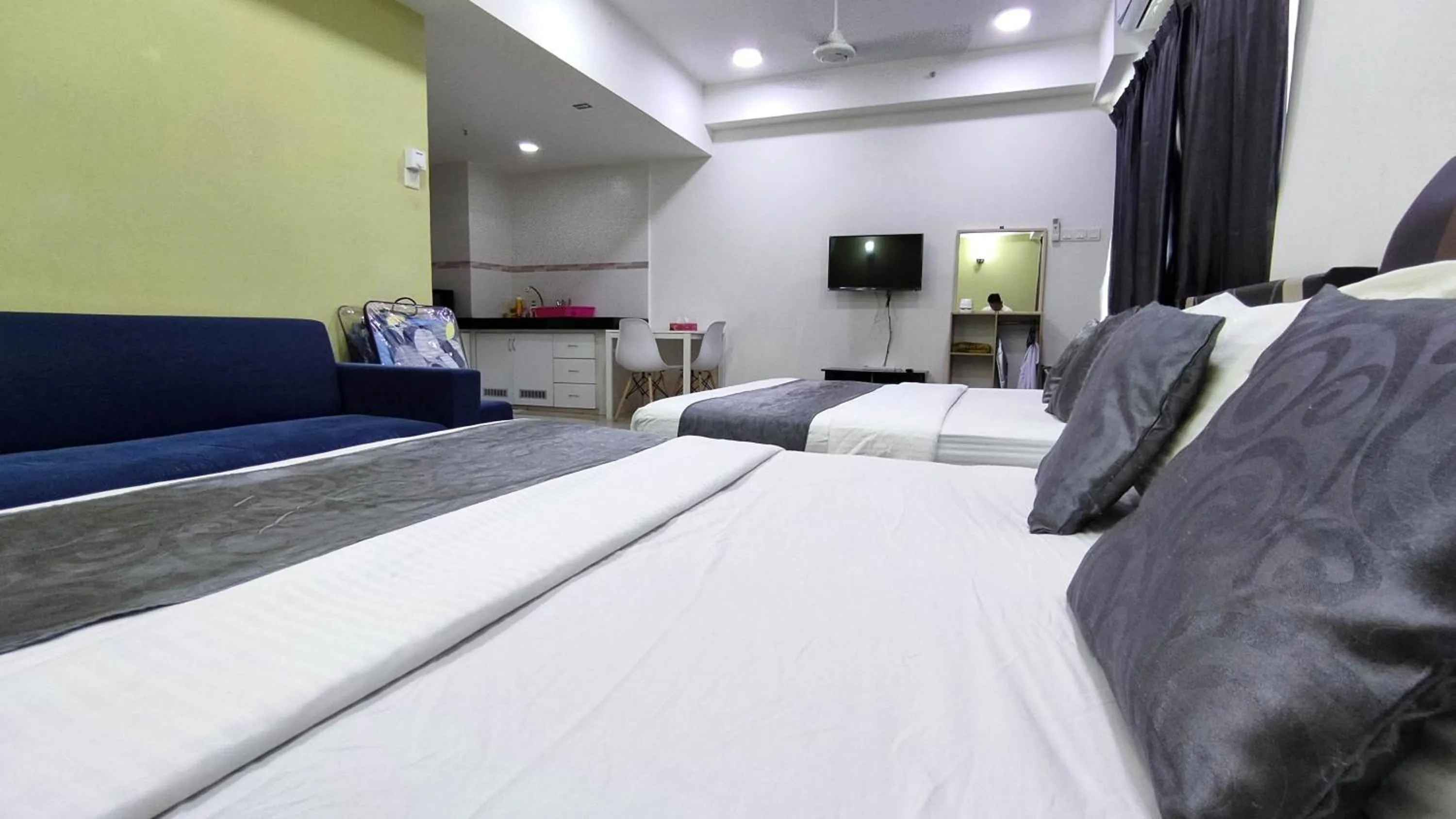 Bed in Cahaya Qaira Homestay @ D'Perdana Kota Bharu