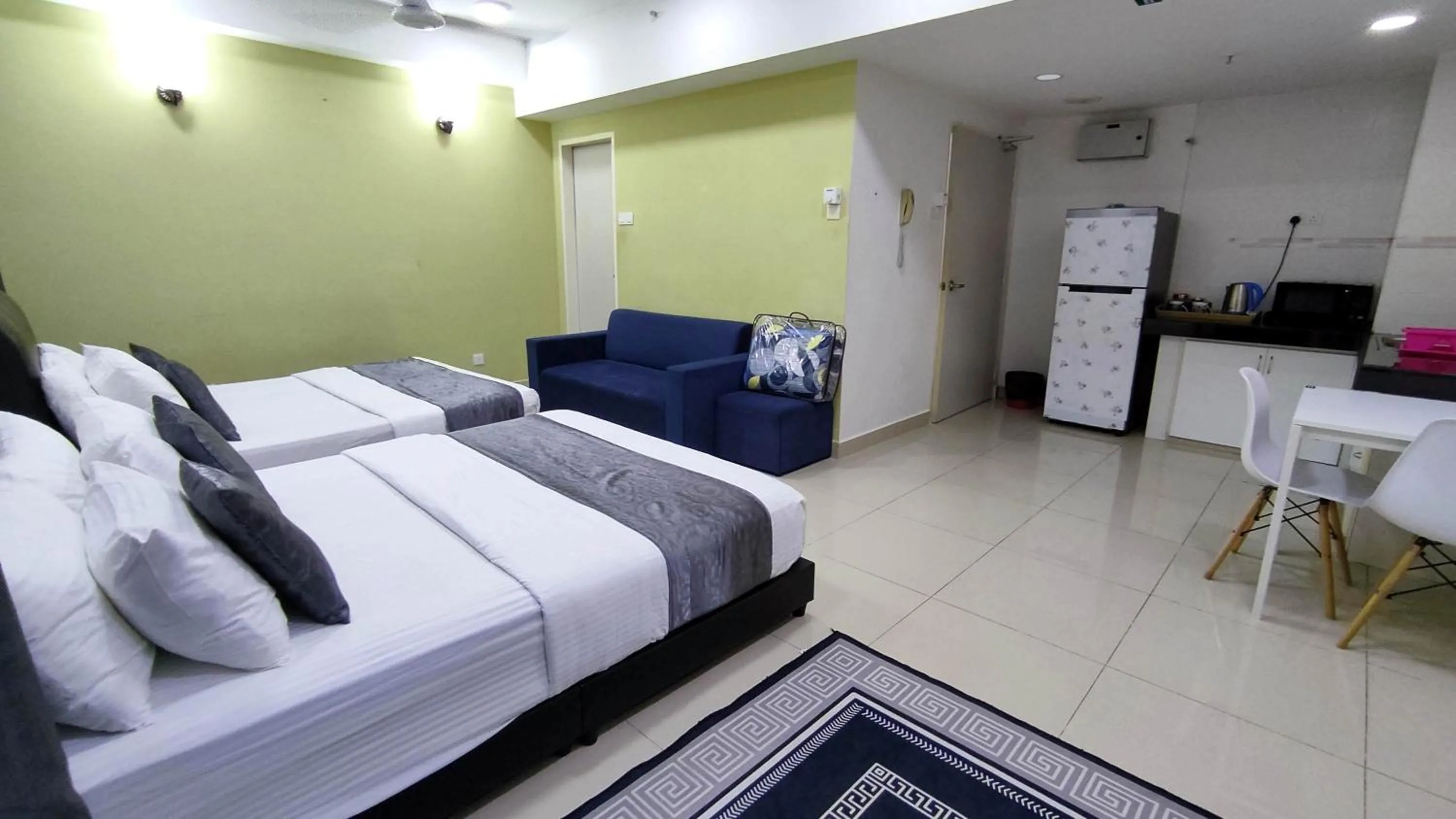 Bed in Cahaya Qaira Homestay @ D'Perdana Kota Bharu