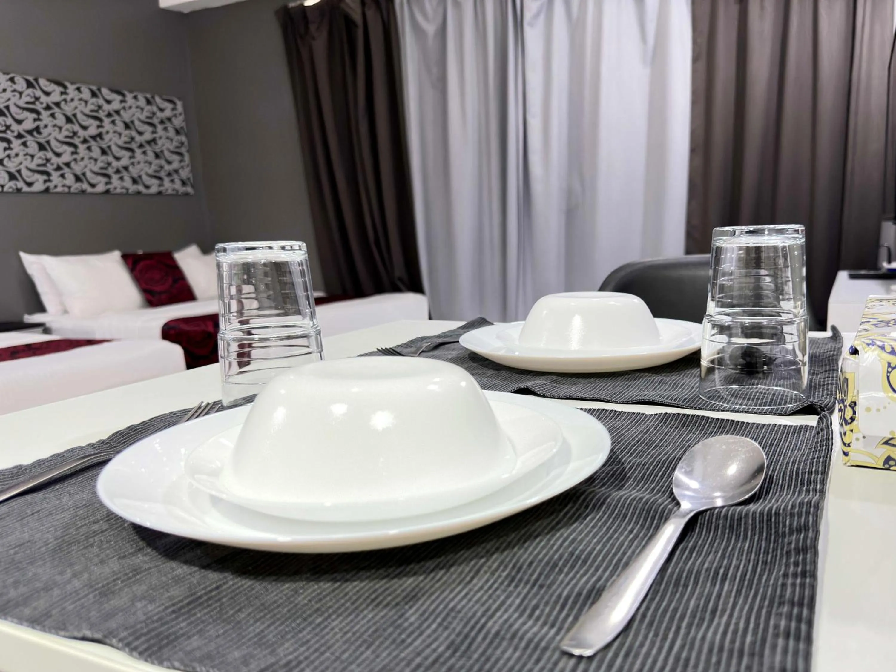 Dining area in Cahaya Qaira Homestay @ D'Perdana Kota Bharu