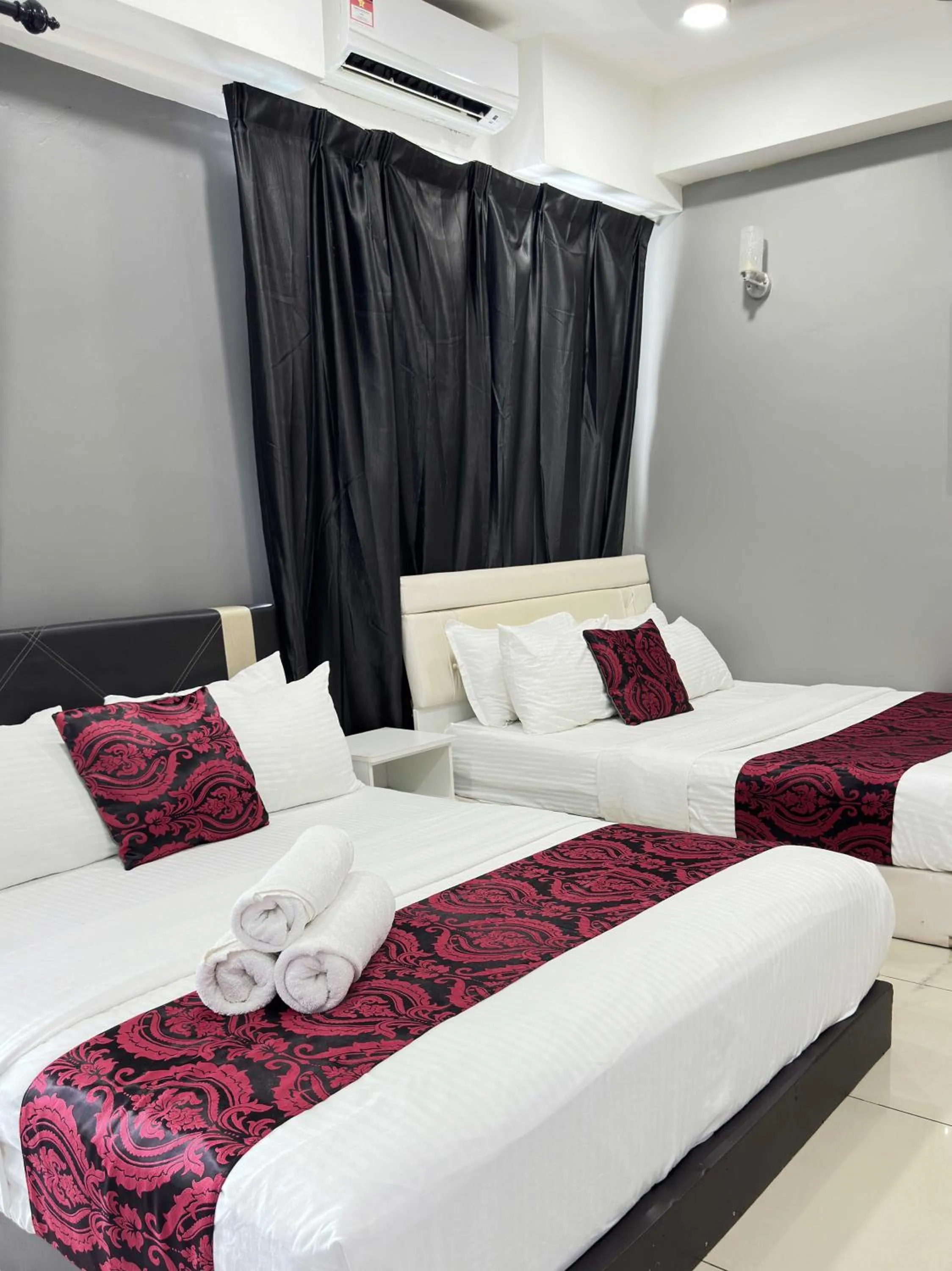 Bed in Cahaya Qaira Homestay @ D'Perdana Kota Bharu