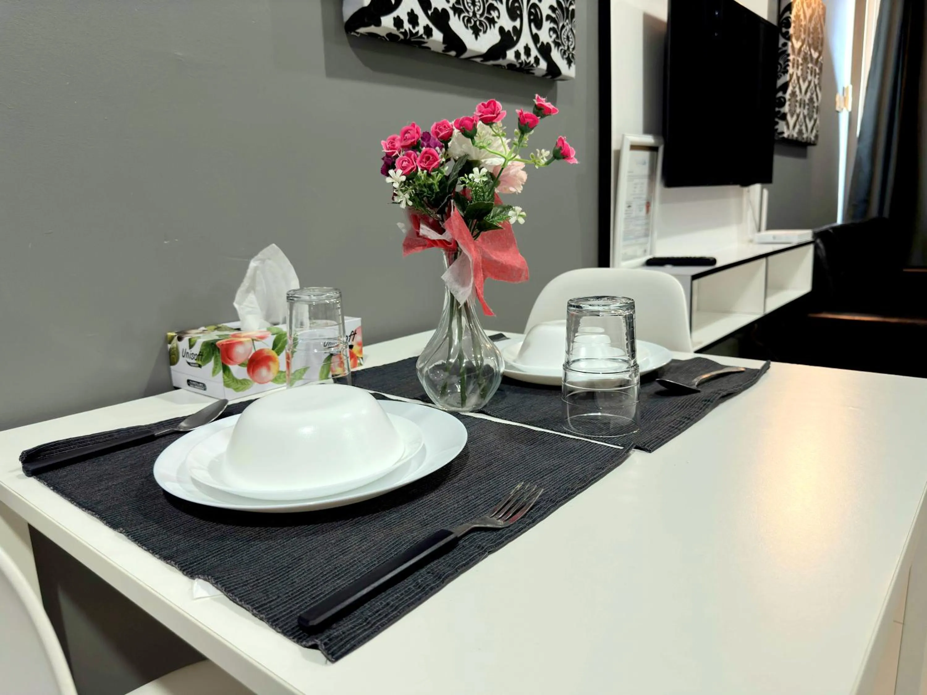 Dining area in Cahaya Qaira Homestay @ D'Perdana Kota Bharu