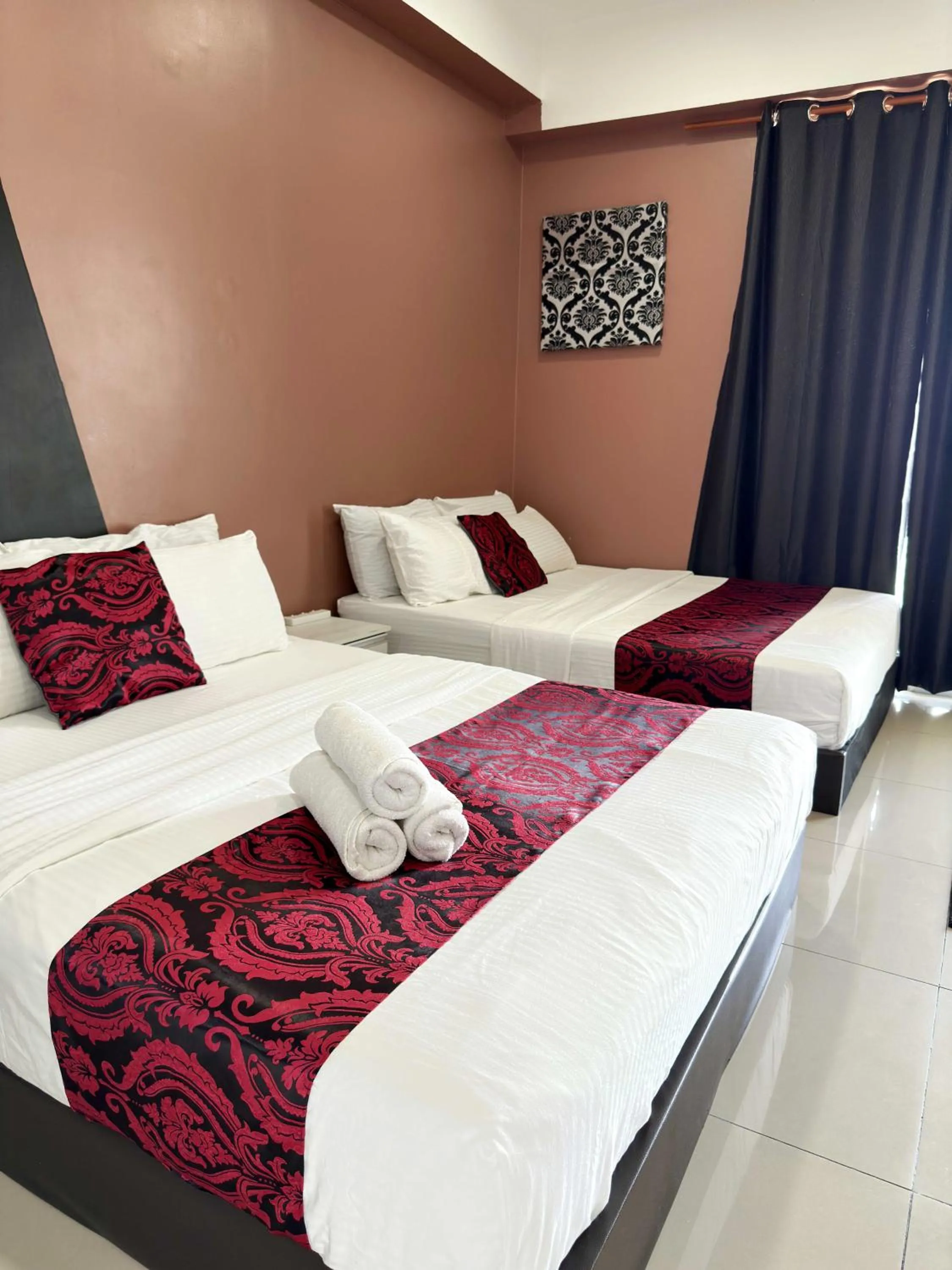 Bed in Cahaya Qaira Homestay @ D'Perdana Kota Bharu