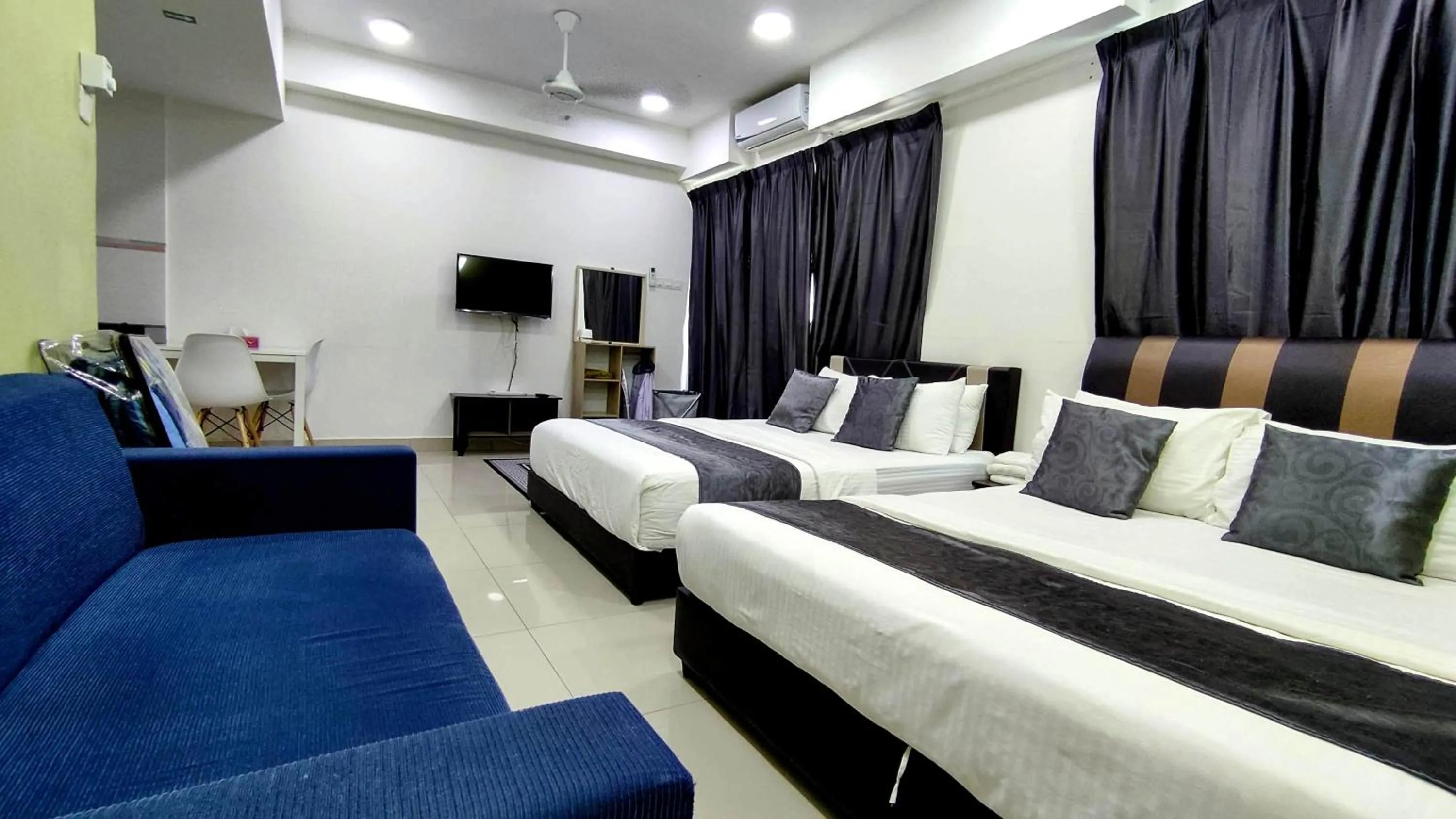 Bed in Cahaya Qaira Homestay @ D'Perdana Kota Bharu