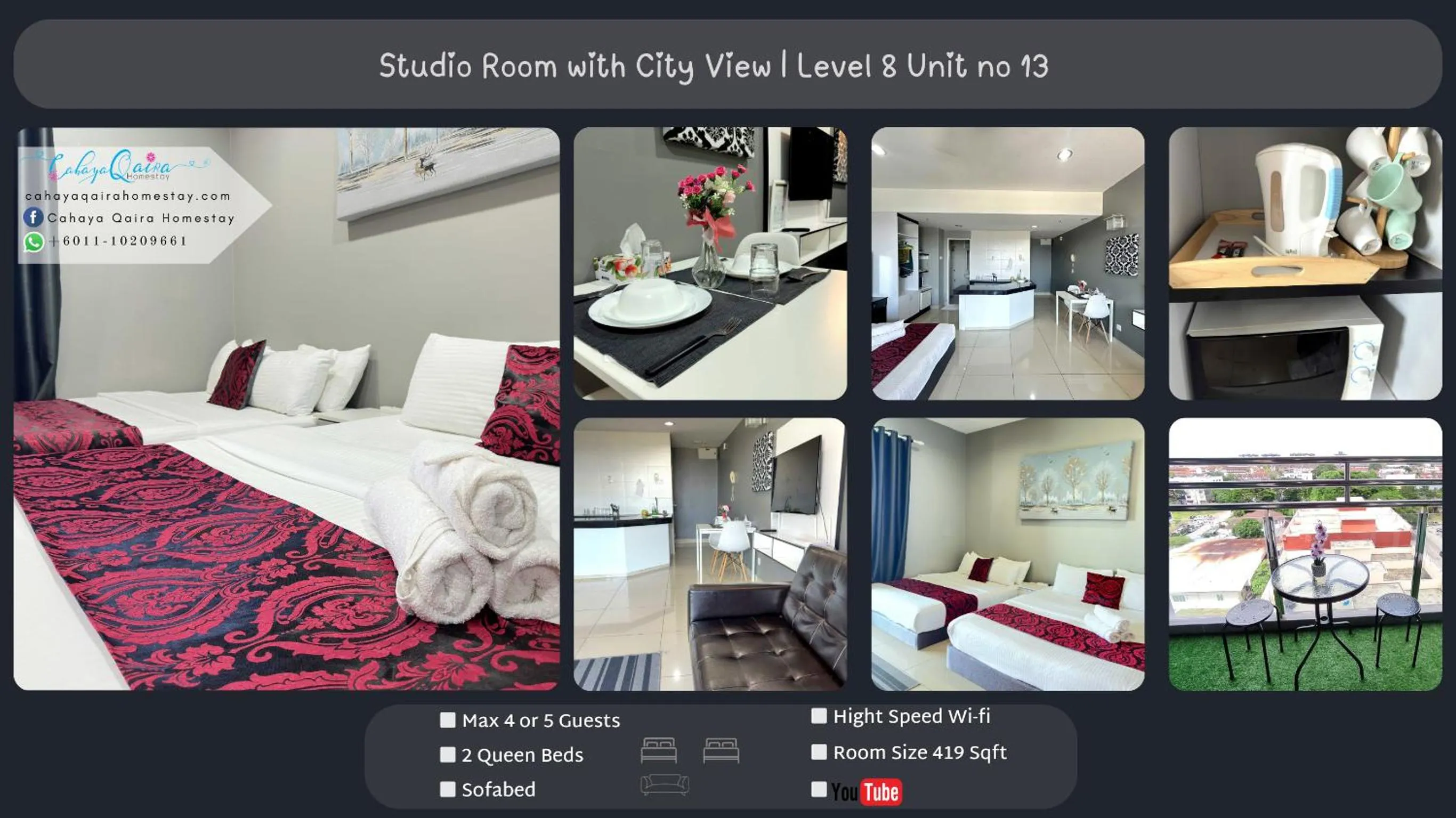 Bedroom, Bed in Cahaya Qaira Homestay @ D'Perdana Kota Bharu