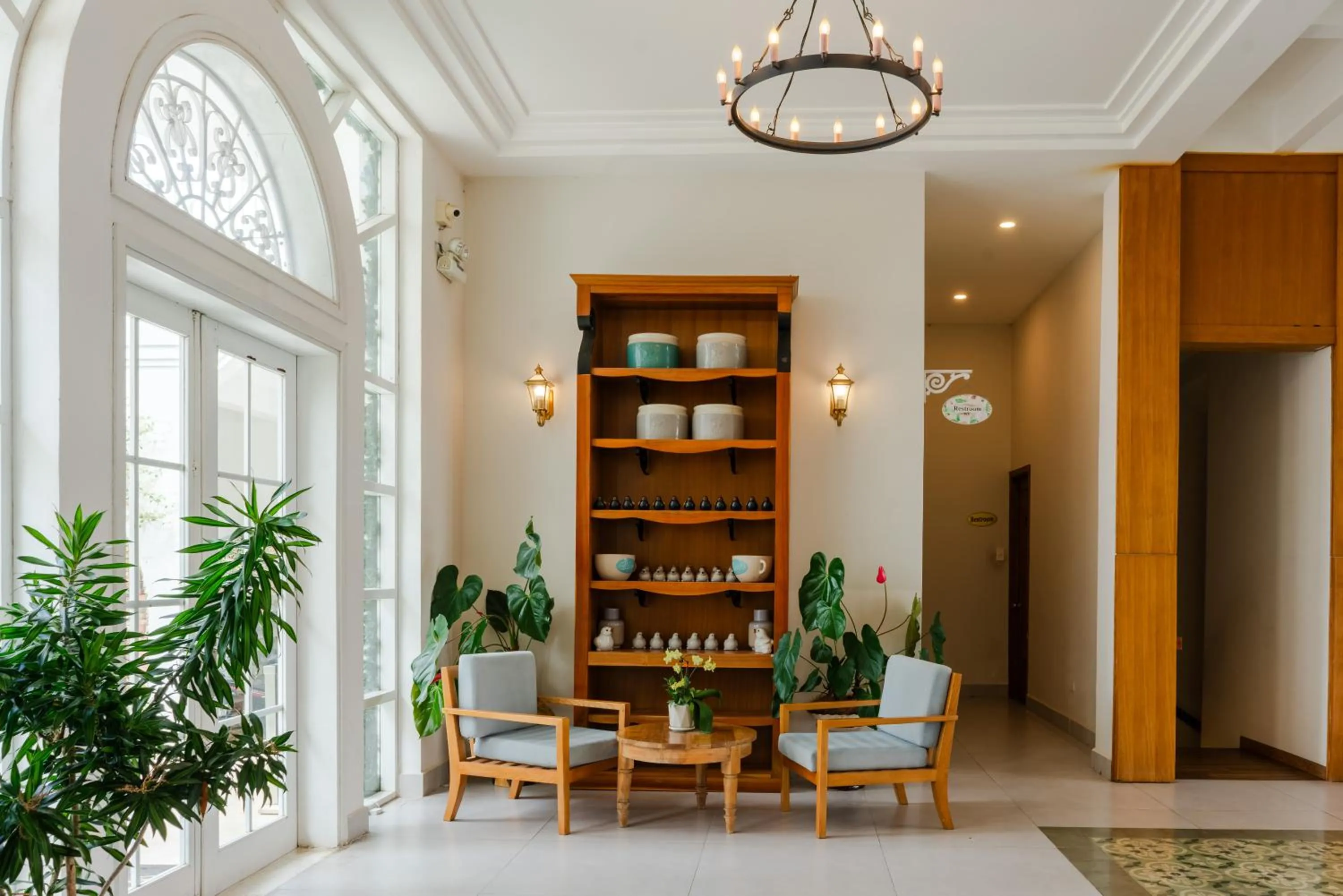 Lobby or reception in Dalat De Charme Village