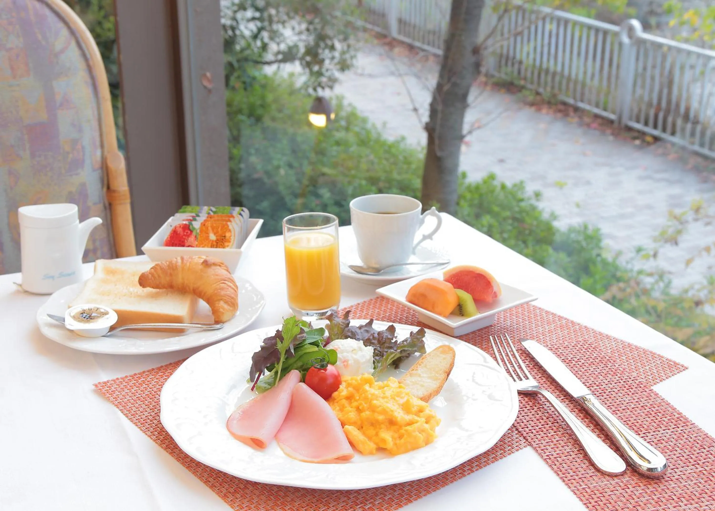 American breakfast in Takarazuka Washington Hotel