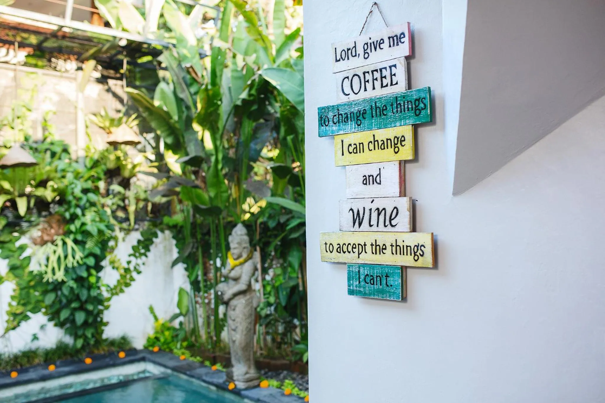 Swimming pool in Tamyang Ubud Villas