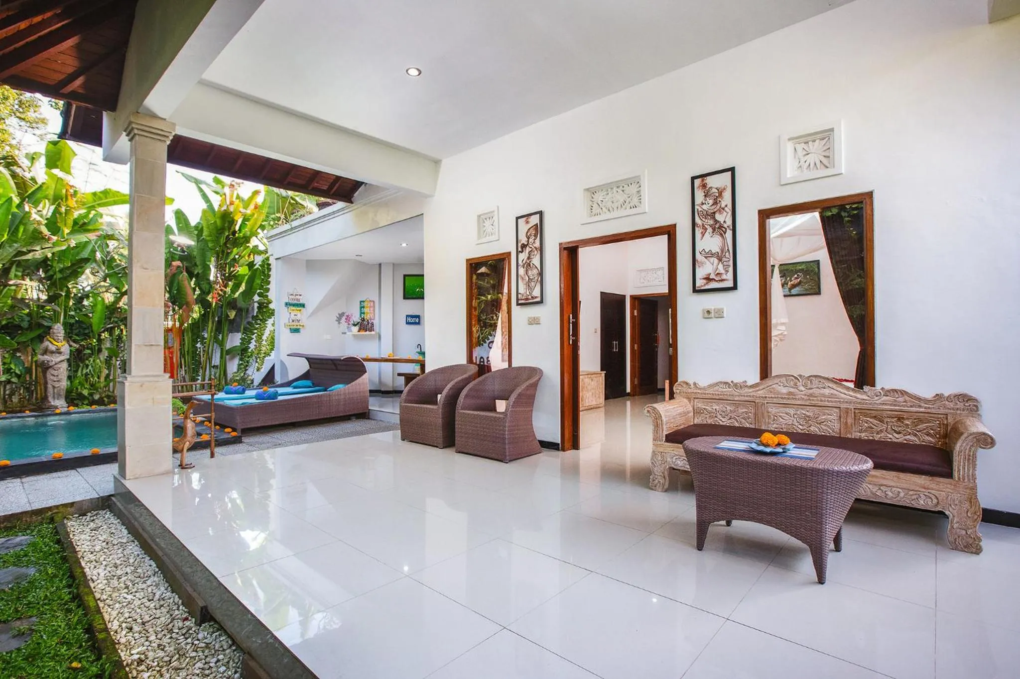 Balcony/Terrace in Tamyang Ubud Villas