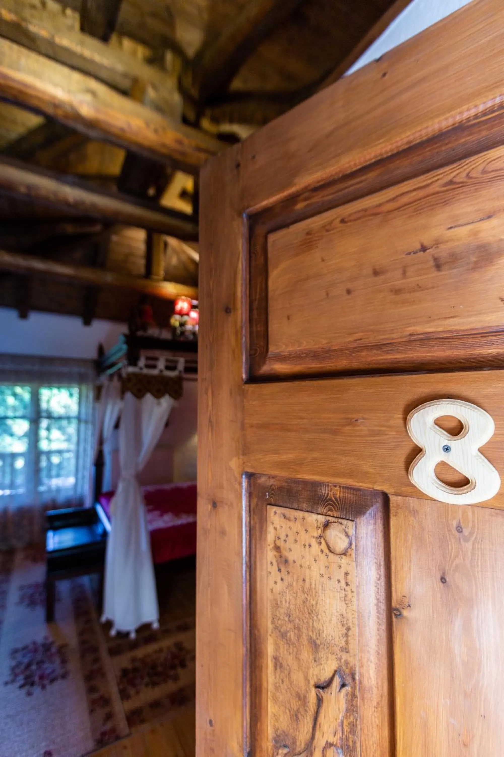 Bed in La Moara Boutique Hotel